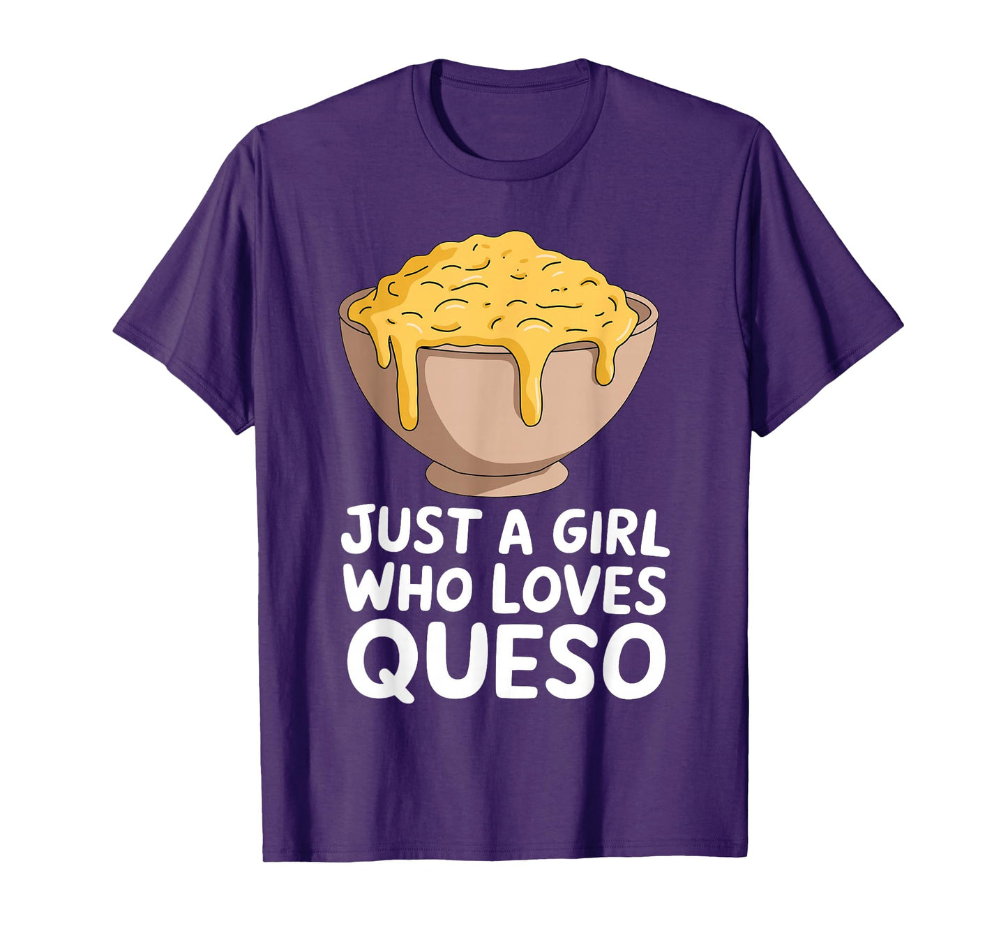 Cool Queso Art for Girls Women Cheese Chips & Queso Lovers T-Shirt