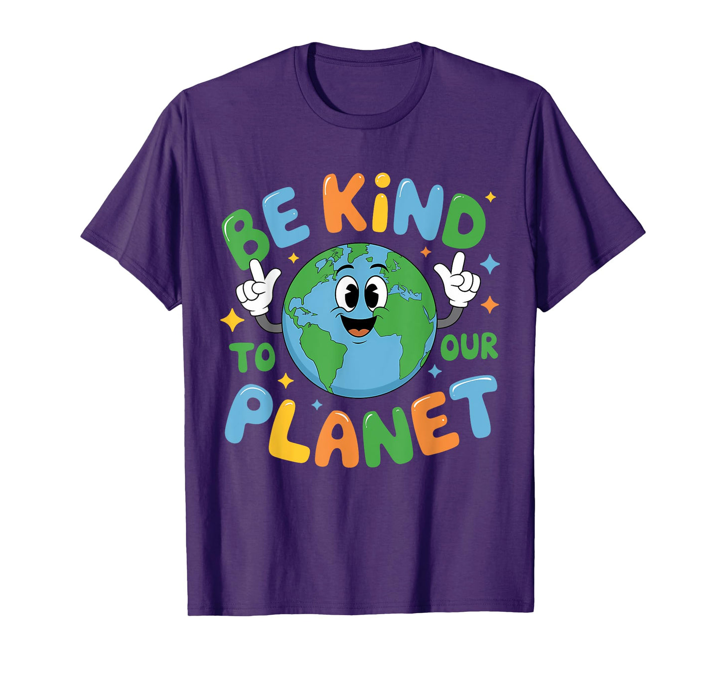 Be Kind to Our Planet Earth Day Hippie Planet Anniversary T-Shirt