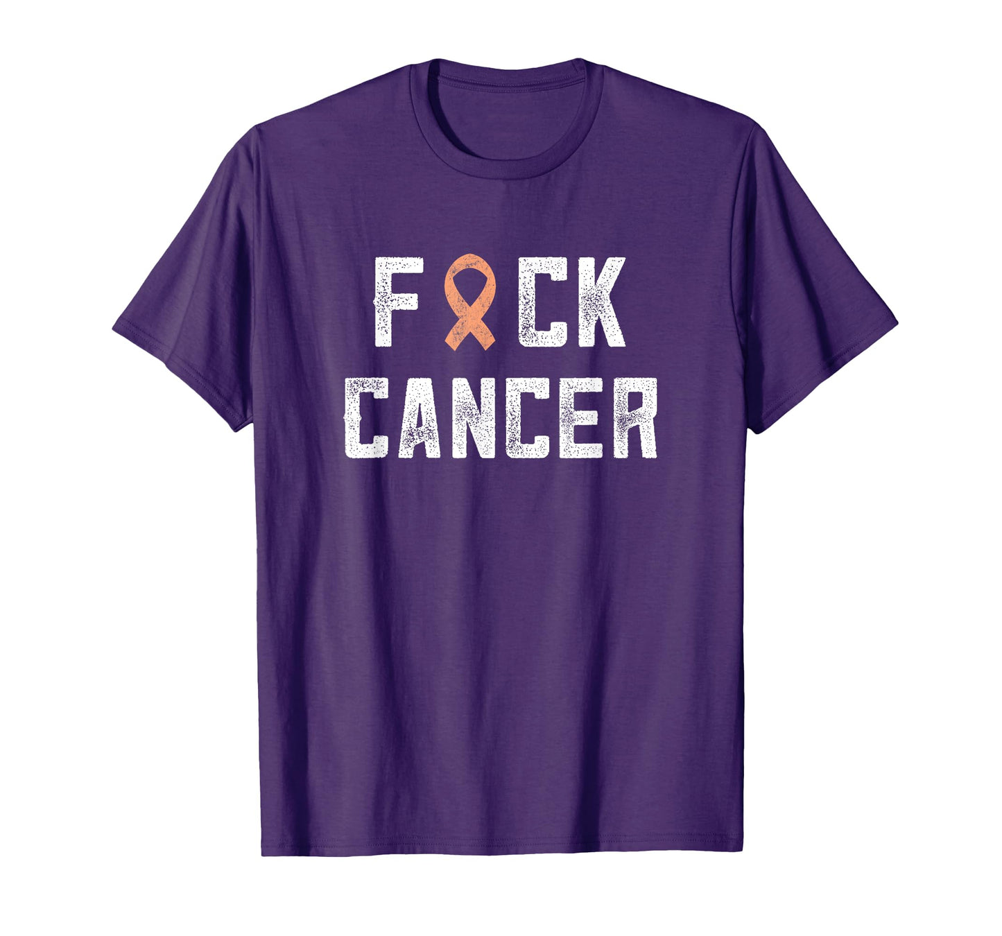 Endometrial Cancer Gifts Fck Cancer Uterine Cancer Gifts T-Shirt