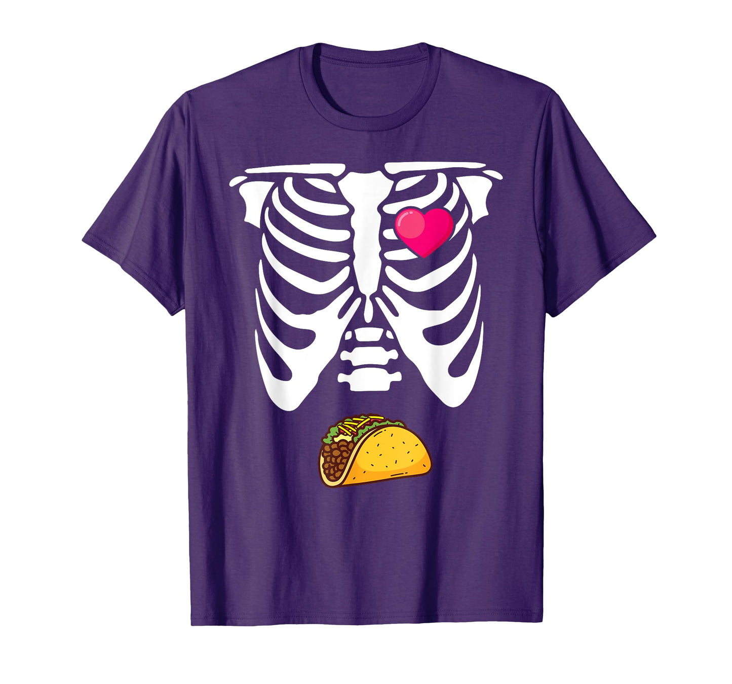 Matching Halloween Pregnancy Announcement Skeleton Couples T-Shirt