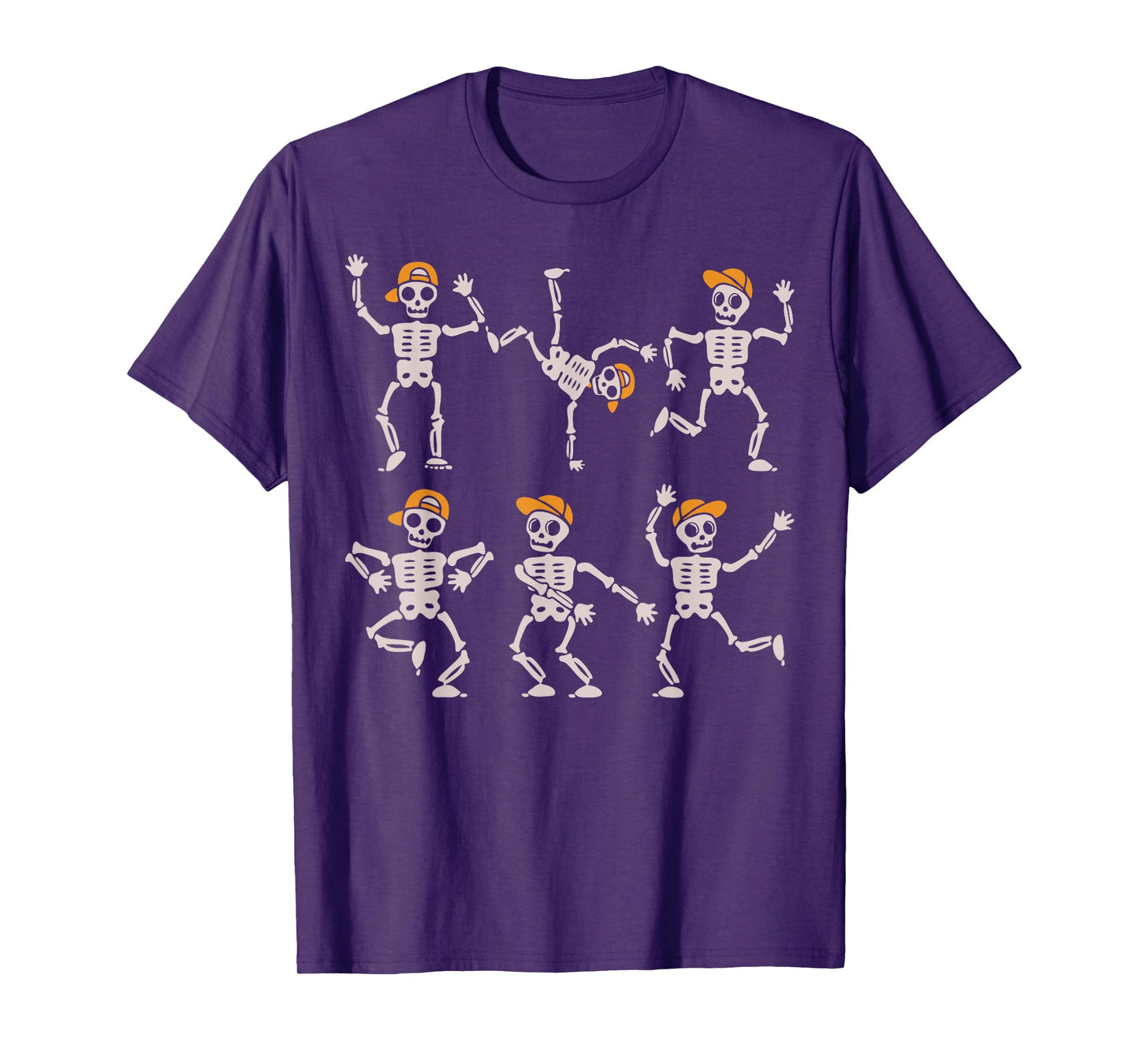 Halloween Shirt Boys Kids Toddler Dancing Skeleton Cap Funny T-Shirt