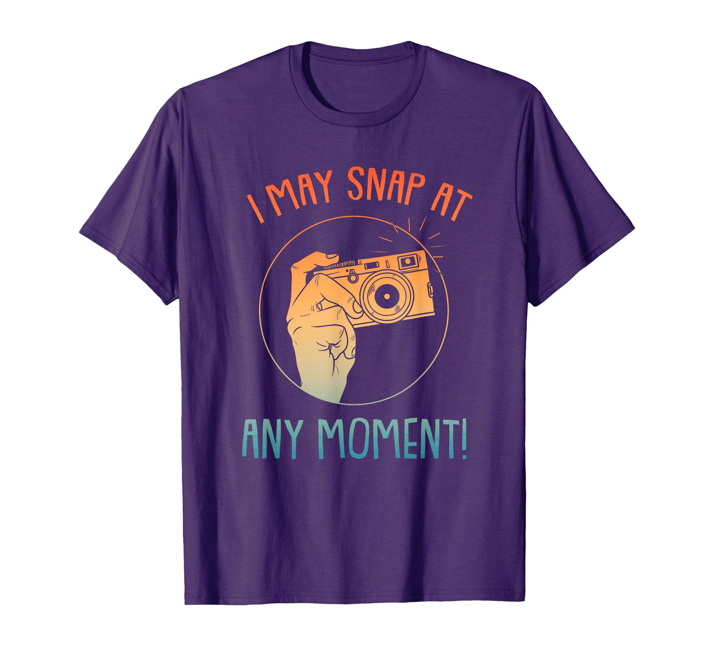 Funny Photography Art For Men Women Camera Gag Photographer T-Shirt