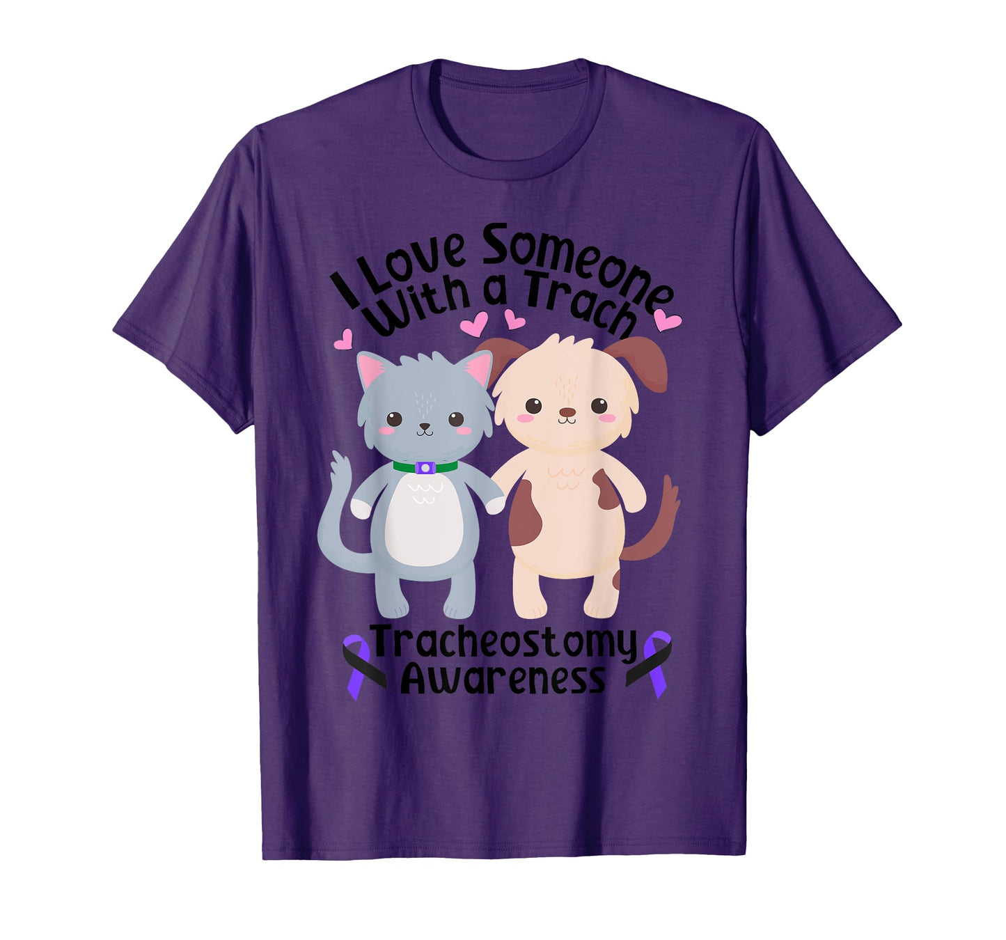 I Love Someone With a Trach Tracheostomy Awareness T-Shirt