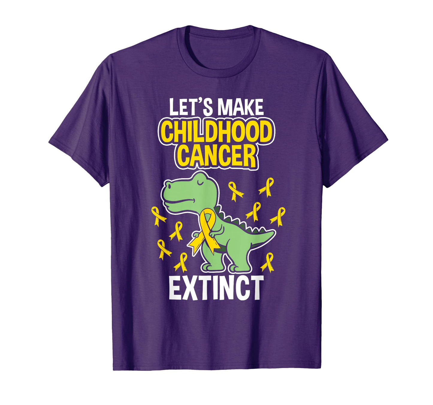 Childhood Cancer Extinct Dinosaur Dino Pediatrician Pedia T-Shirt