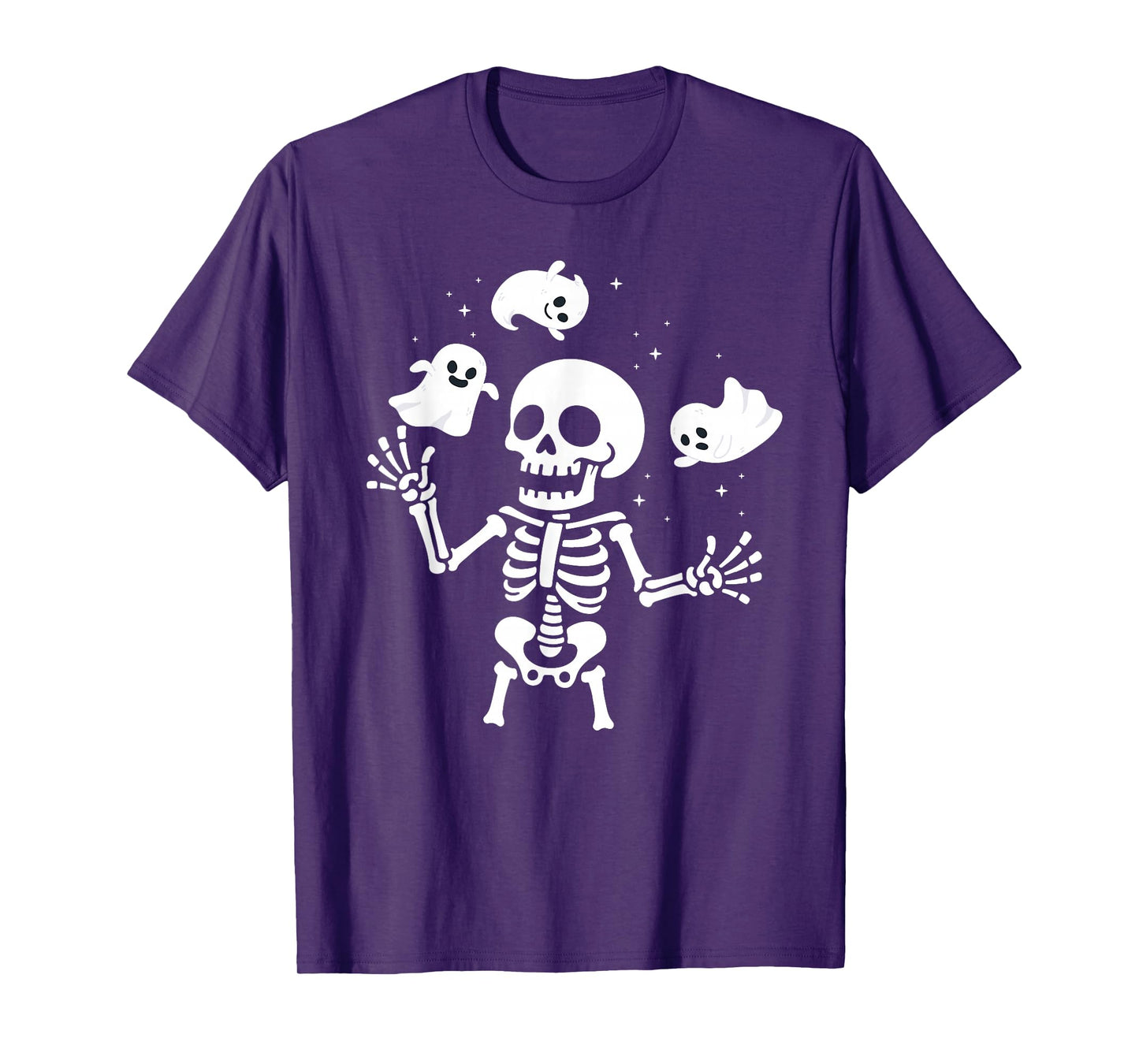 Boo Ghost Scary Spooky Skeleton Funny Halloween T-Shirt