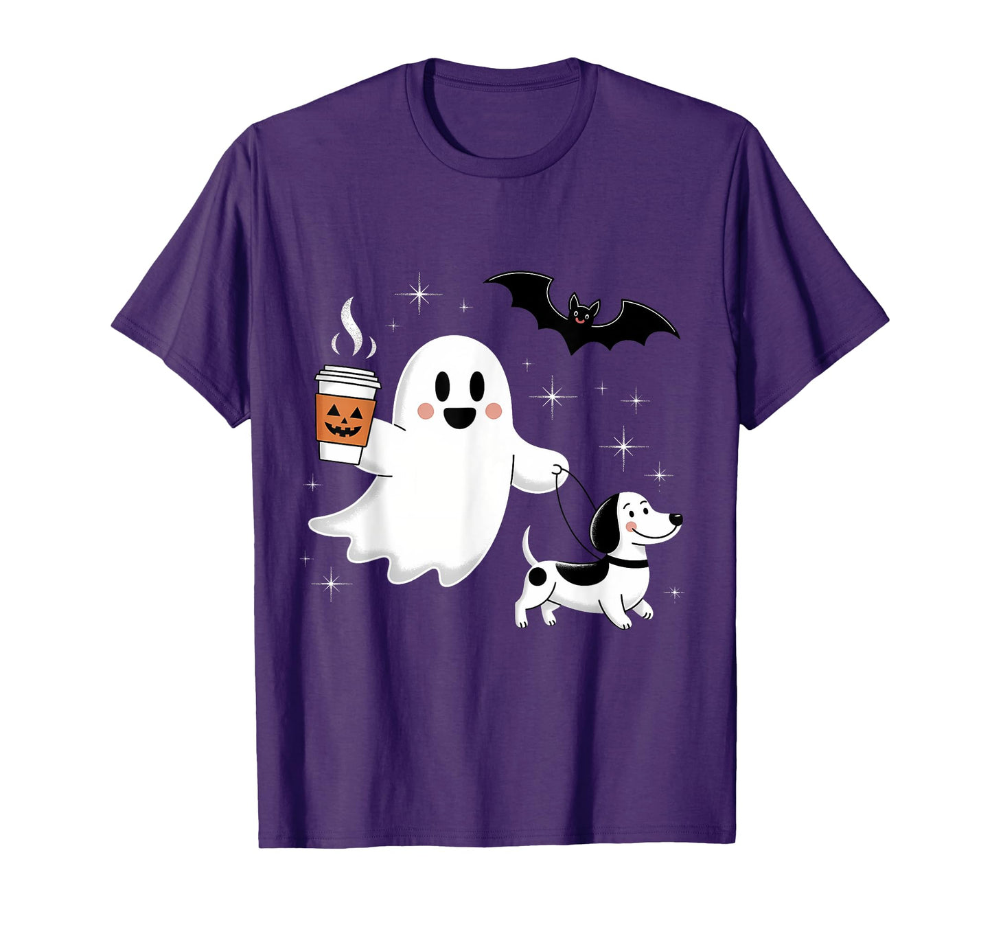 Funny Dachshund Halloween Spooky Season Weenie Dog Men Women T-Shirt