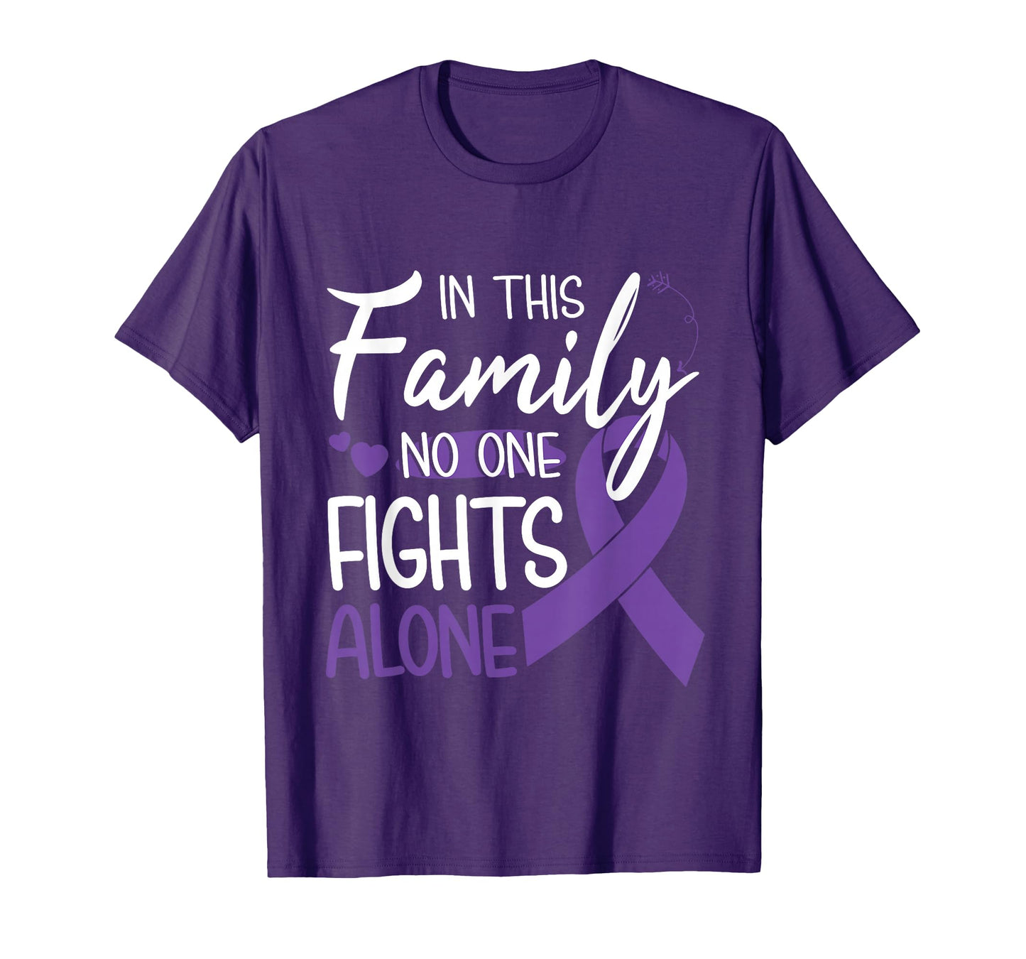 In this family no one fights alone Pancreatic Cancer tshirt T-Shirt