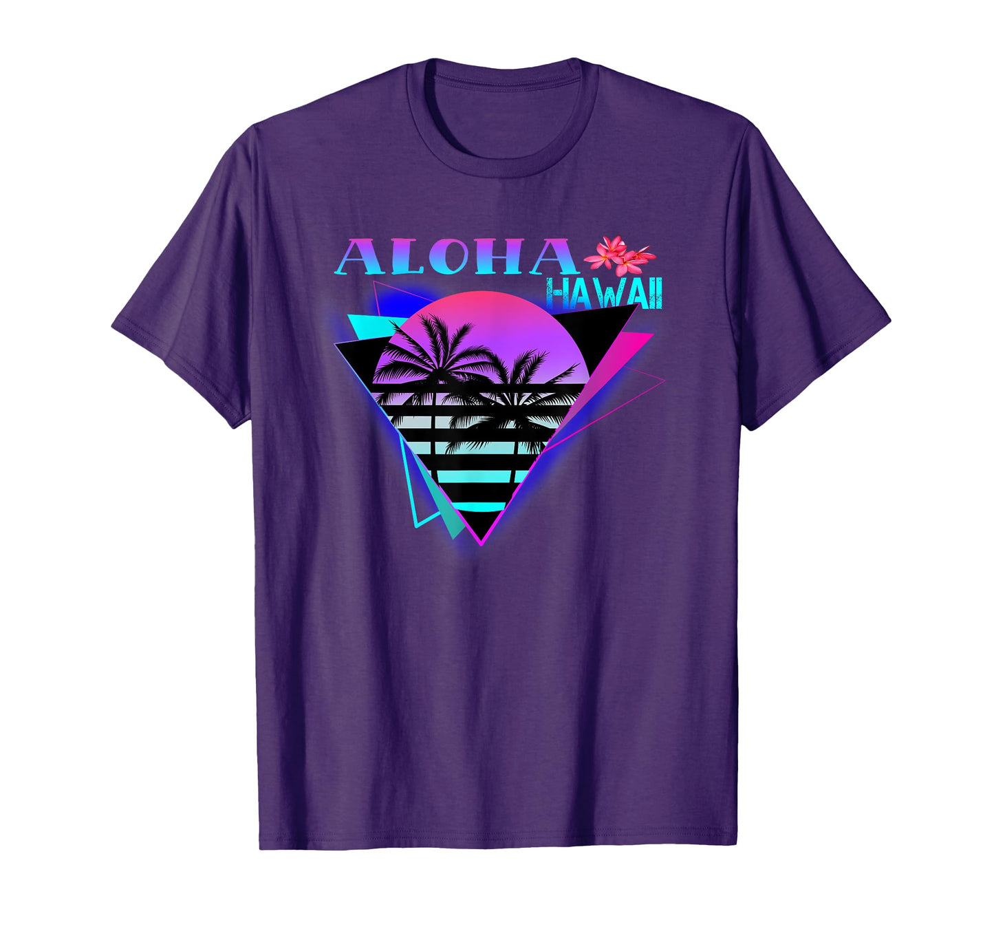 Aloha Hawaii Island Palm Beach Men Women T-Shirt
