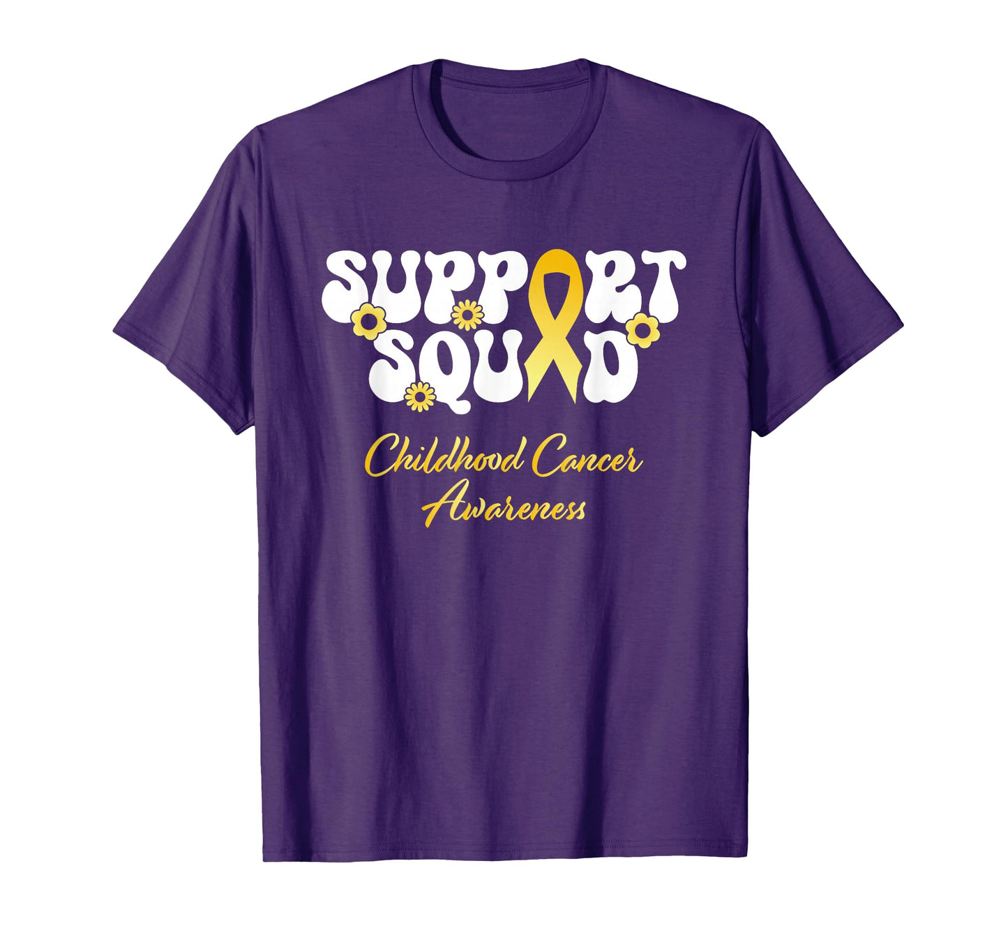 Childhood Cancer Support Squad Childhood Cancer Awareness T-Shirt