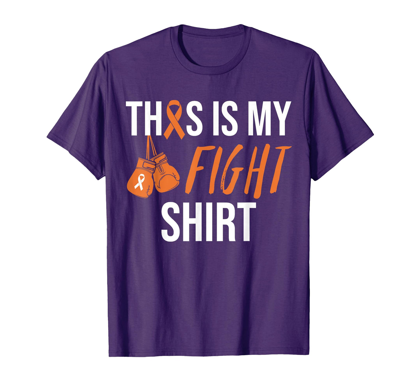Kidney Cancer Awareness Orange Ribbon T-Shirt