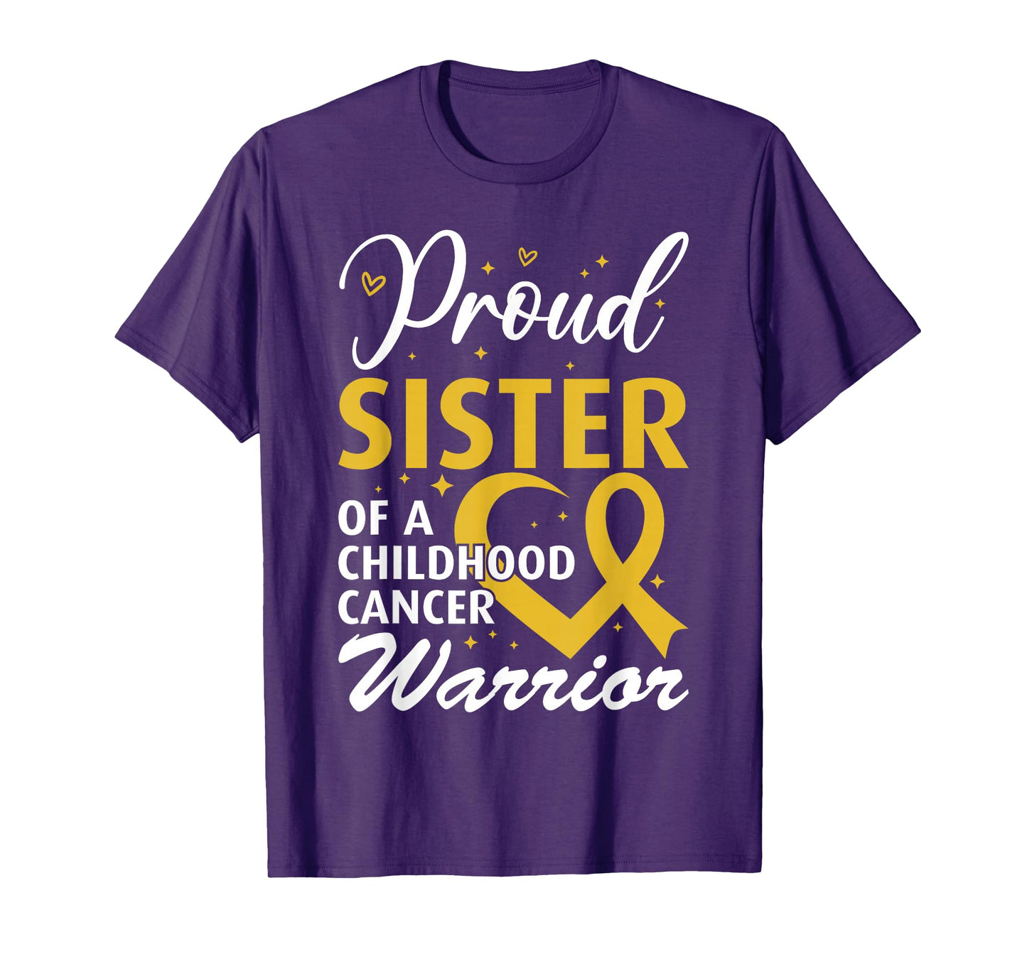 Proud Sister of a Childhood Cancer Warrior T-Shirt