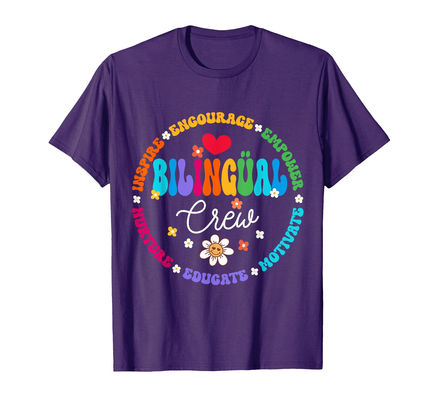 Cultivando Bilingues Dual Language Bilingual Crew Teacher Men Women Kids T-Shirt