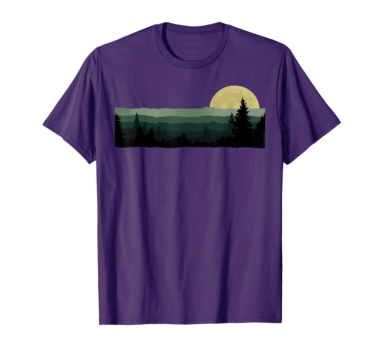 Trees Nature Mountains Adventure Outdoor Wildlife Forest T-Shirt