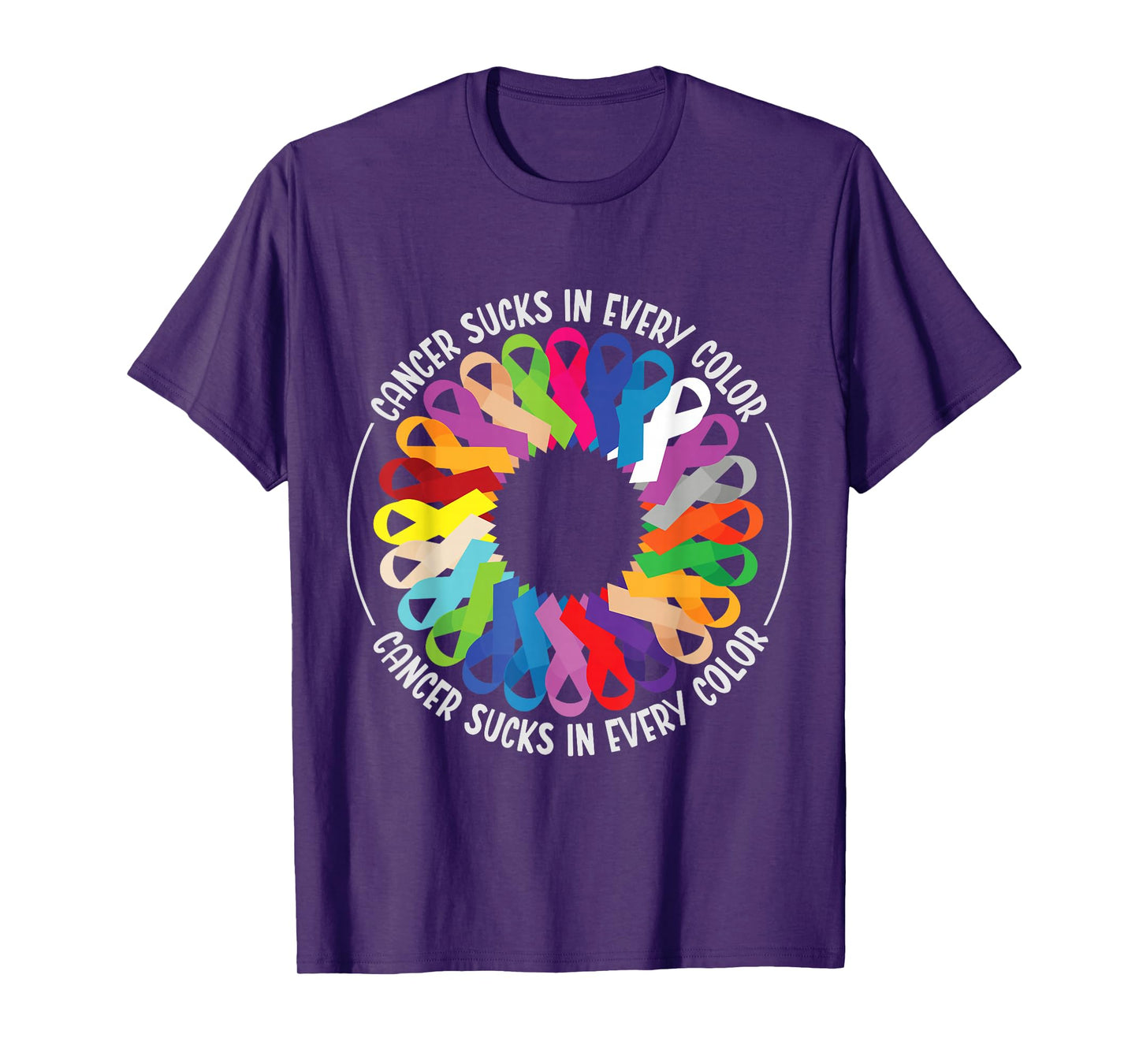 Cancer Sucks In Every Color Fighter | Funk Cancer T-Shirt