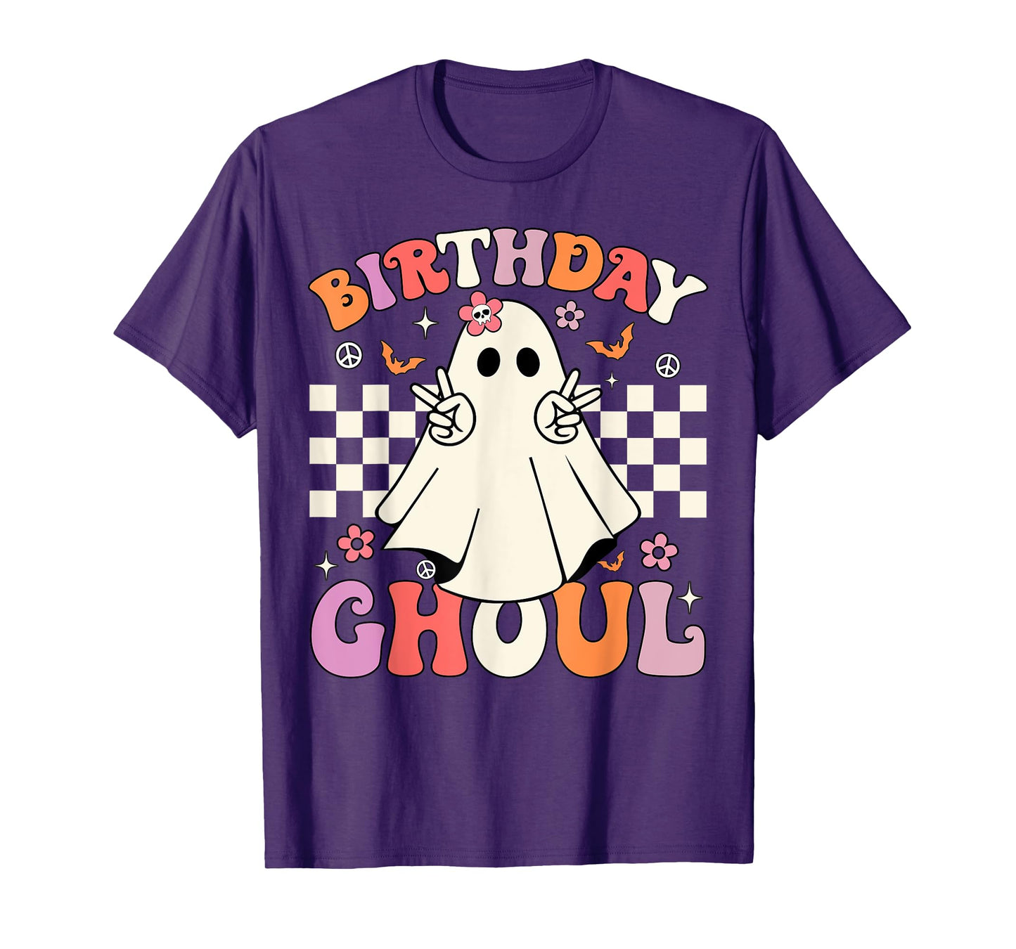 Halloween Birthday Ghoul Party Anniversary Booday Women Girl T-Shirt