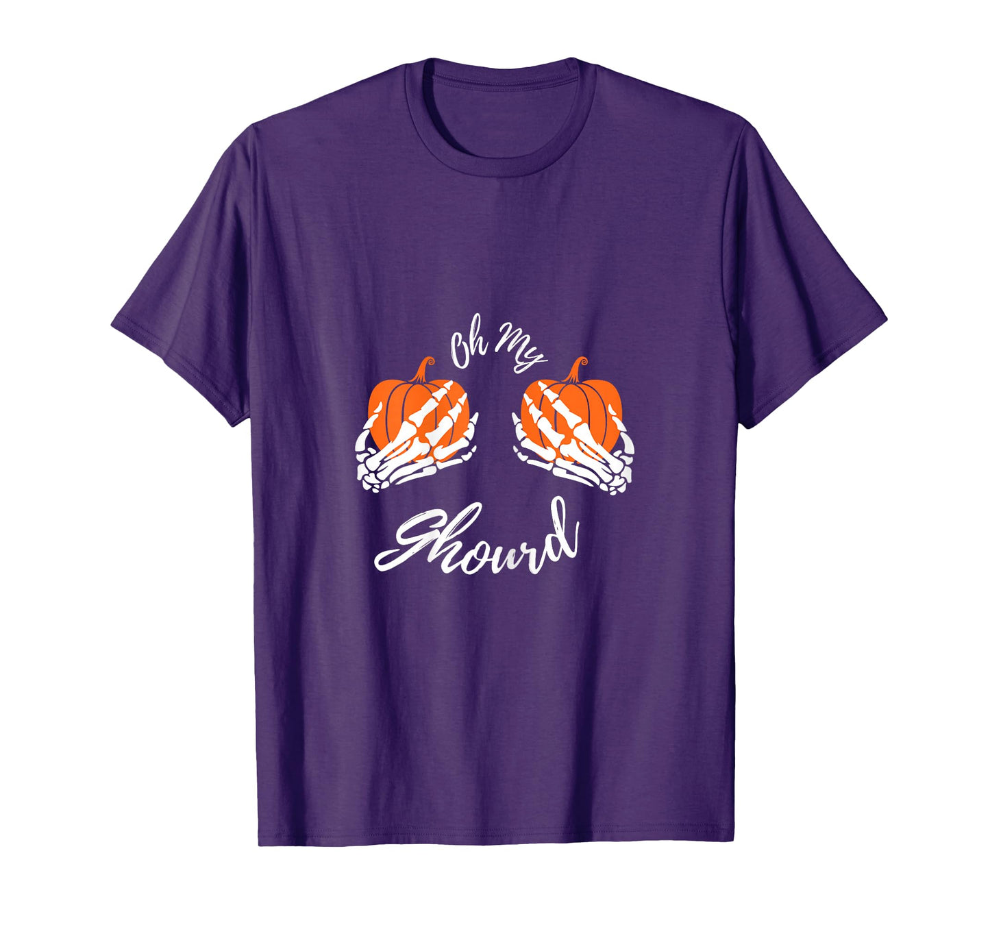 Spooky Fun Skeleton Pumpkin Halloween Women's Tee T-Shirt