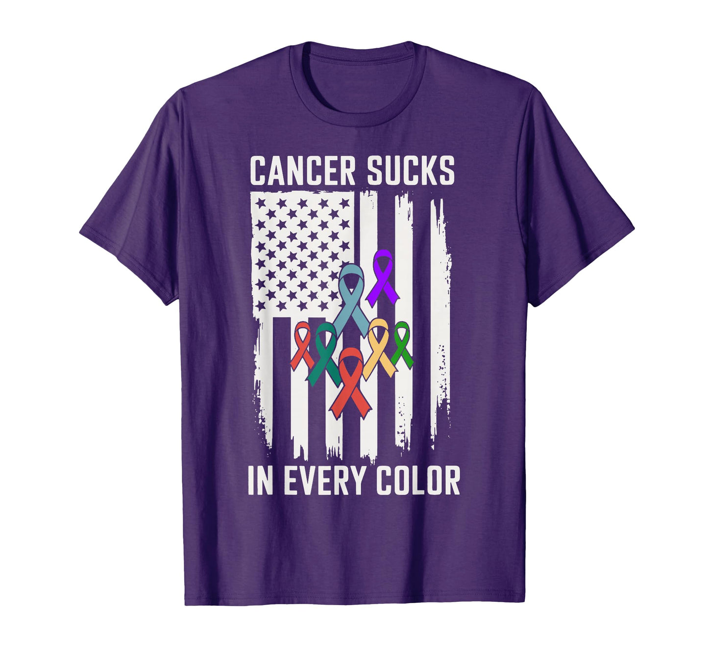 Cancer Sucks In Every Color T-Shirt