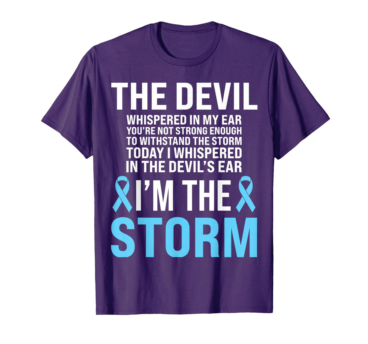 Prostate Cancer Awareness Light Blue Ribbon Dad Survivor T-Shirt