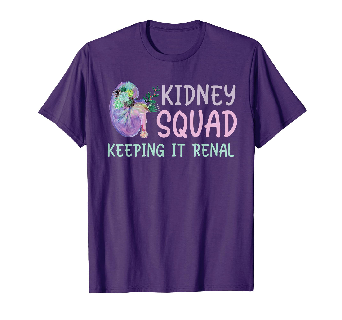 Kidney Team Keeping It Renal Dialysis Technician Tech Funny T-Shirt