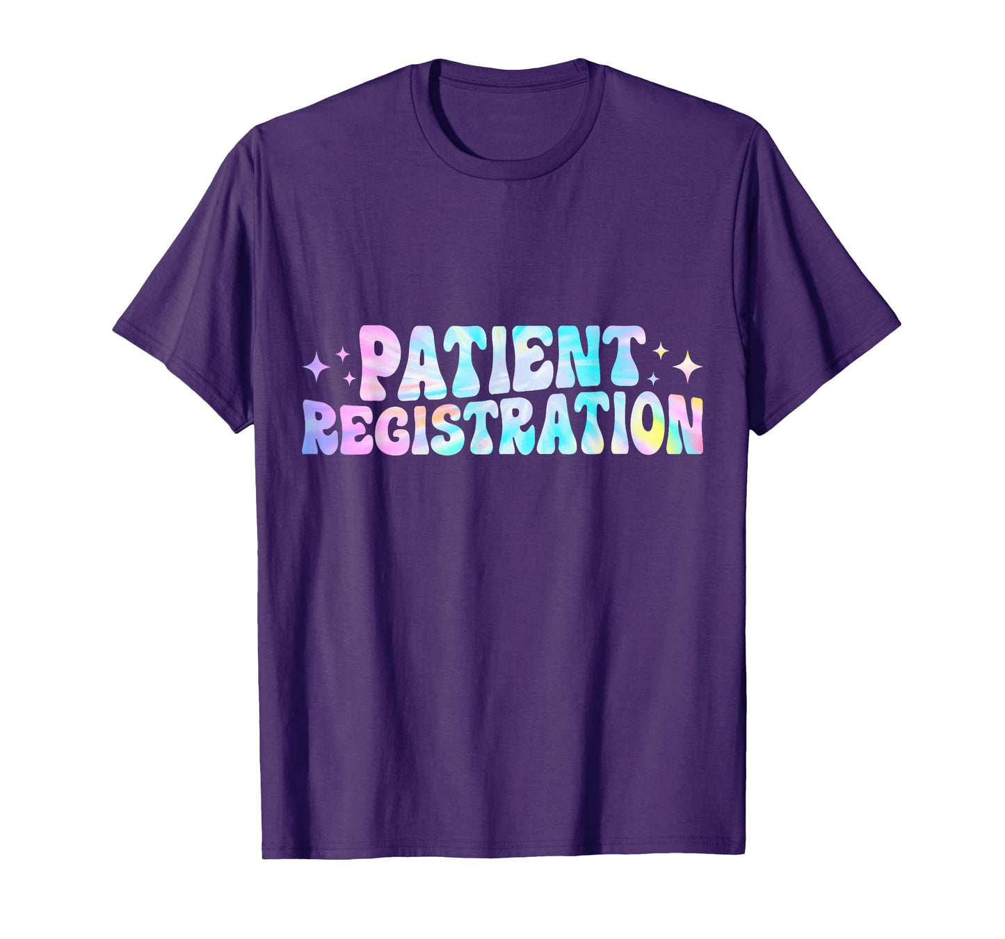 Patient Registration Registrar Emergency Department Tie Dye T-Shirt