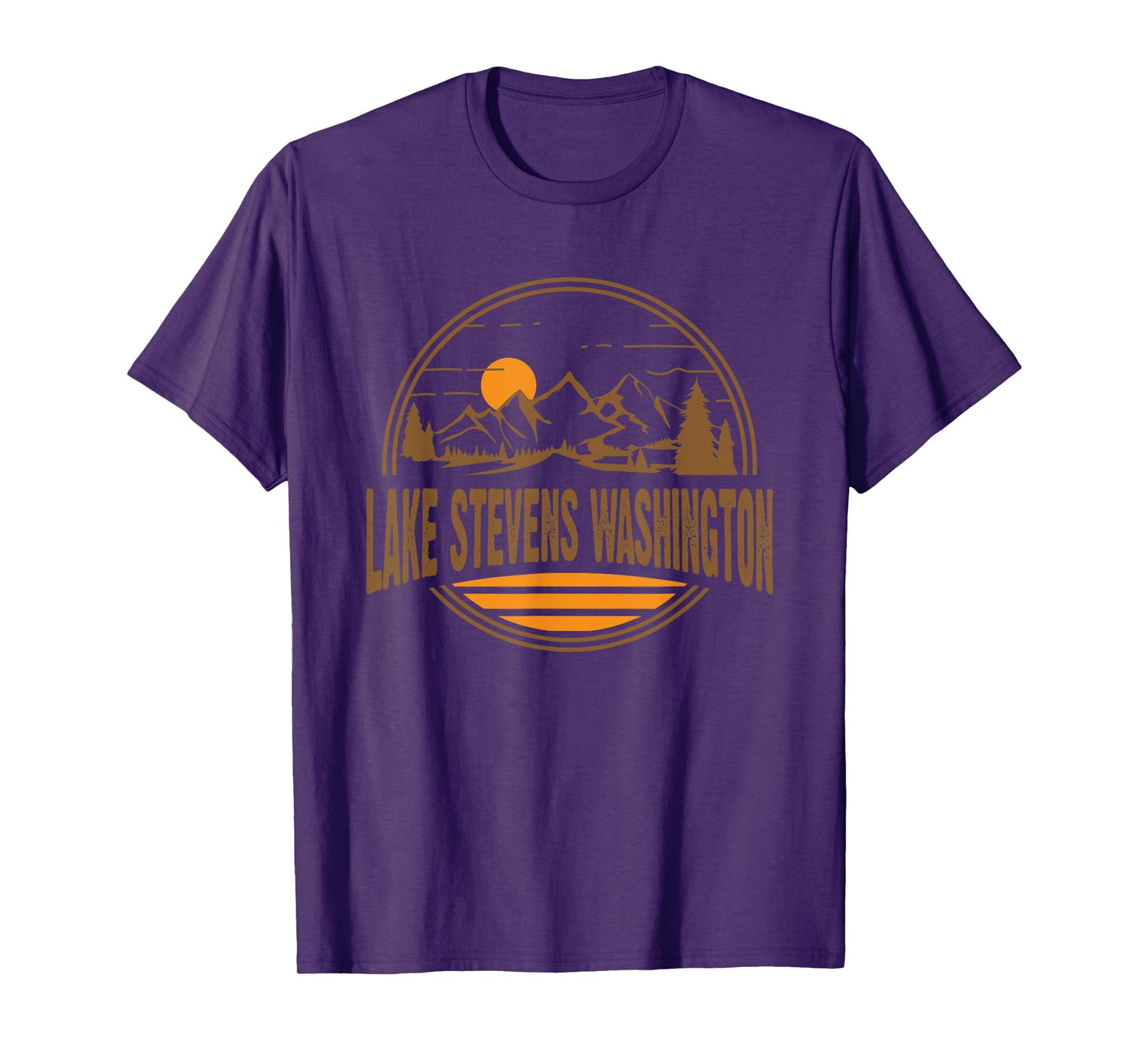 Retro Lake Stevens, Washington State Gift T-Shirt