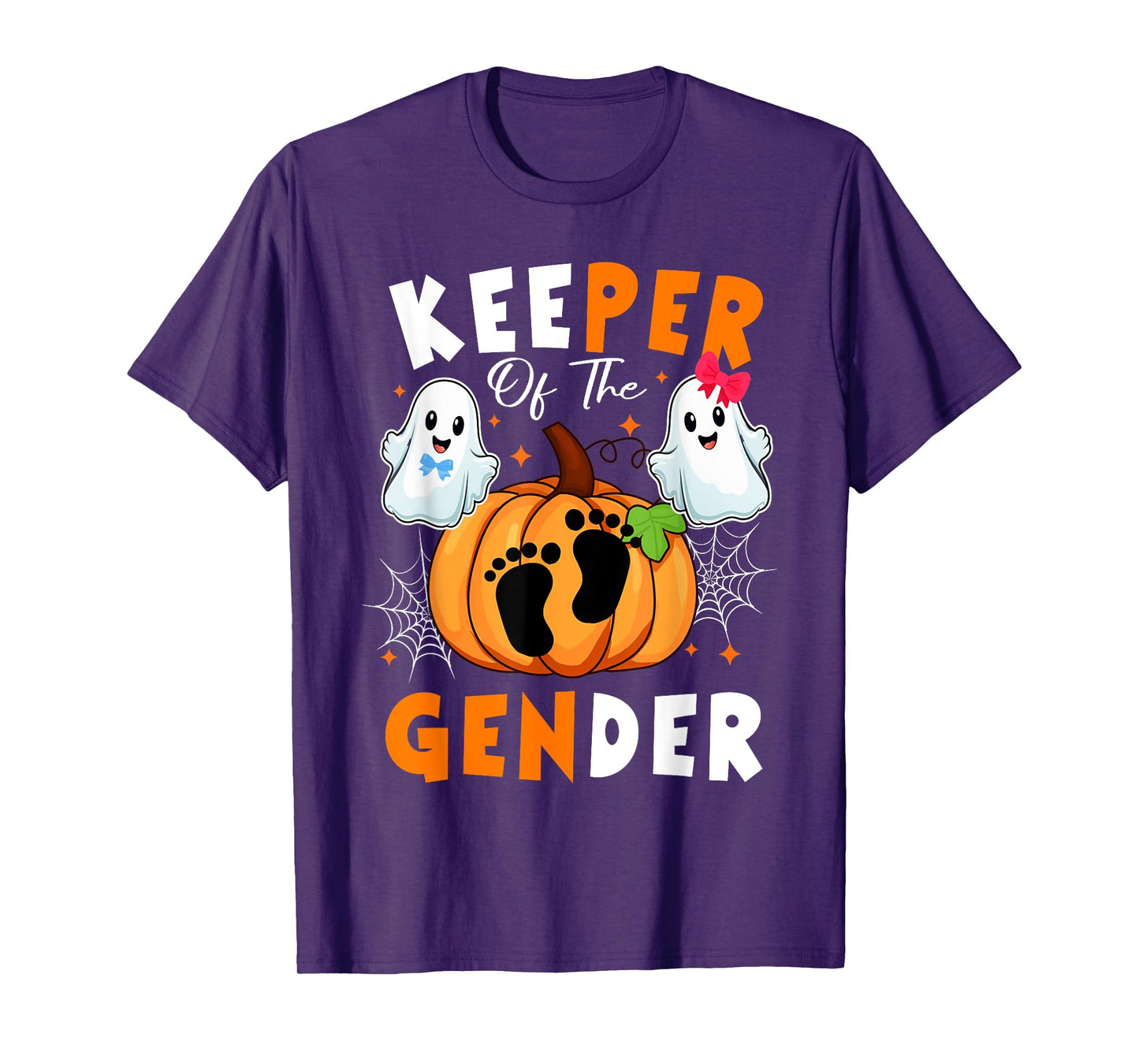 Keeper of the Gender Reveal Baby Halloween Thanksgiving T-Shirt