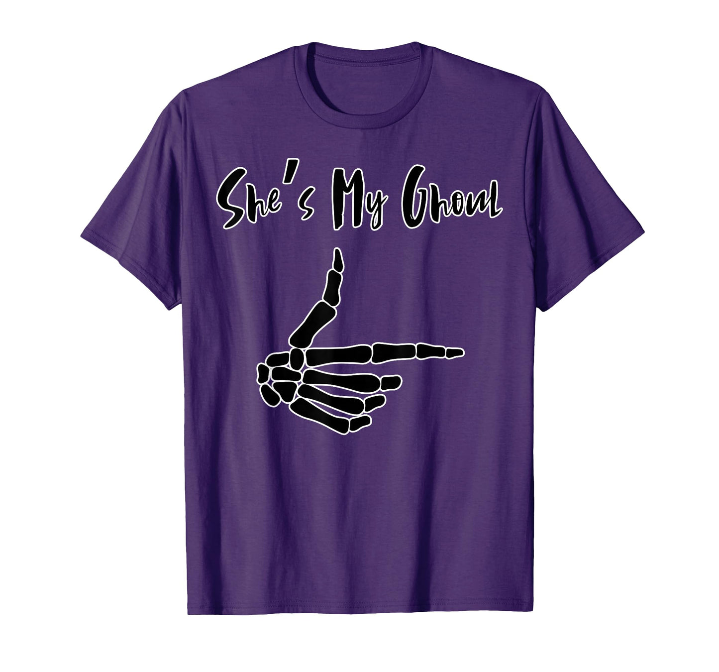 Couple's Halloween She's My Ghoul Girlfriend Tee T-Shirt