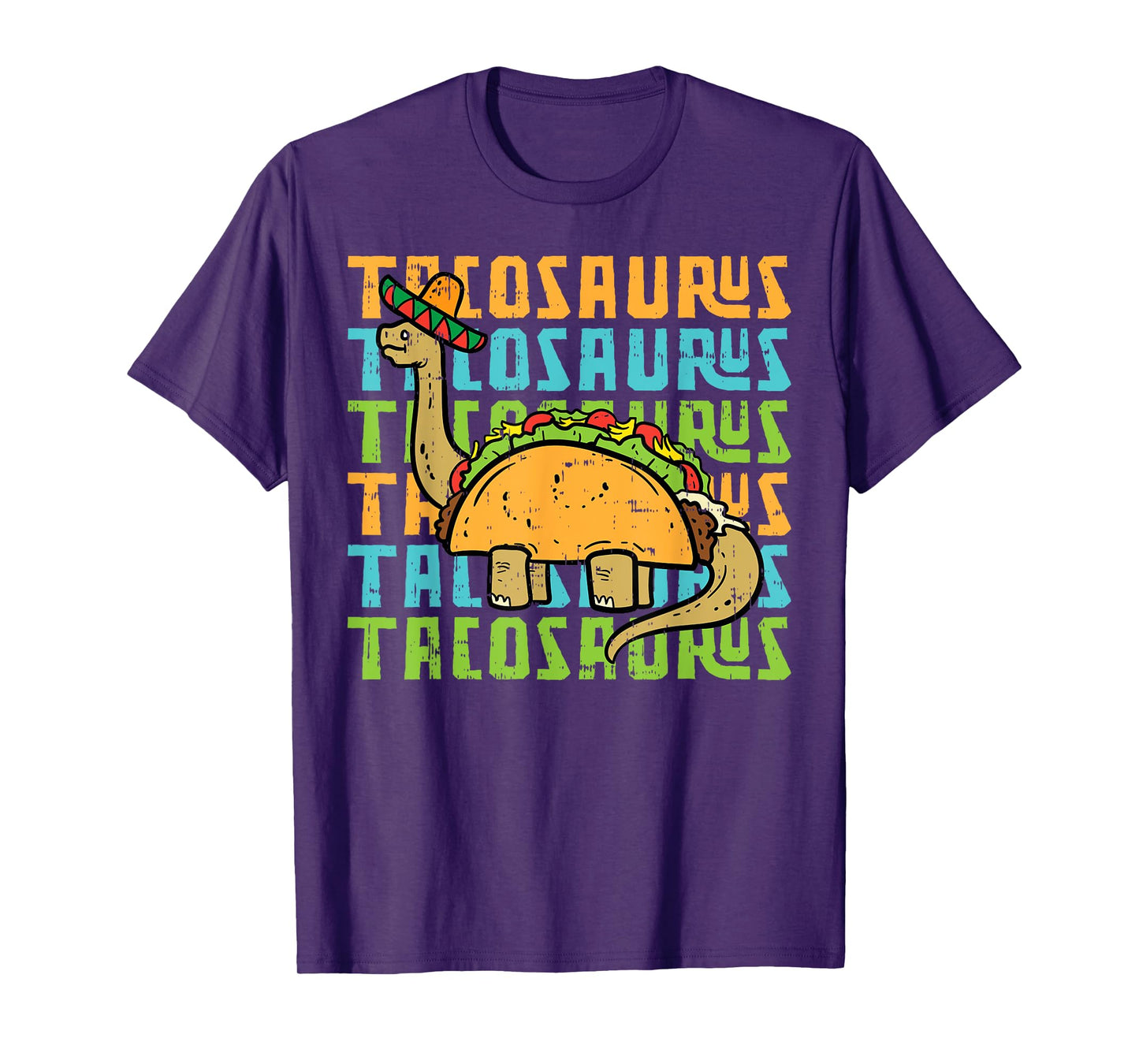 Tacosaurus Taco Dinosaur Funny Dino Cinco De Mayo Mexican T-Shirt