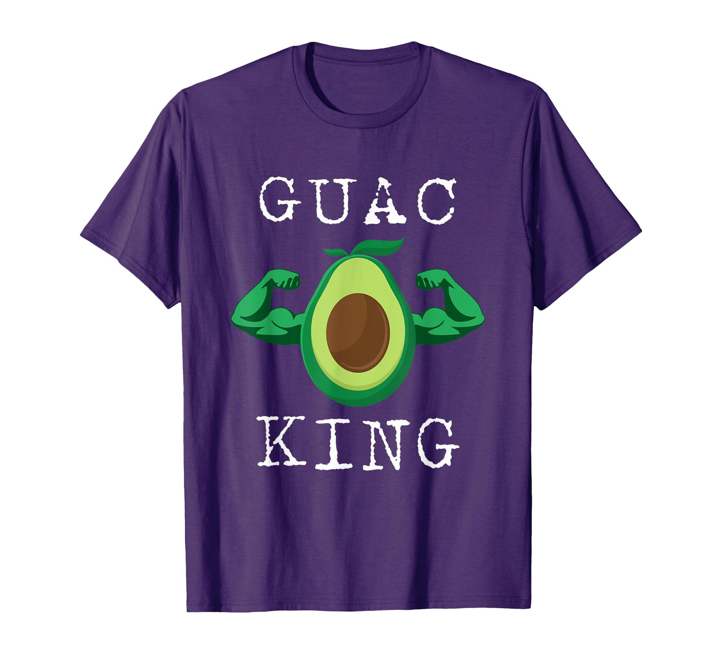 Guac King T-Shirt V4 Funny Avocado T-Shirt