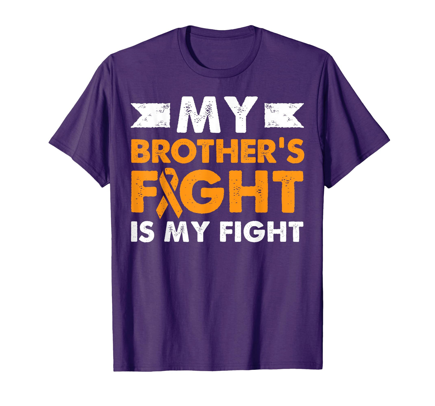 My Brother's Fight Leukemia Awareness Cancer Sister Gift T-Shirt