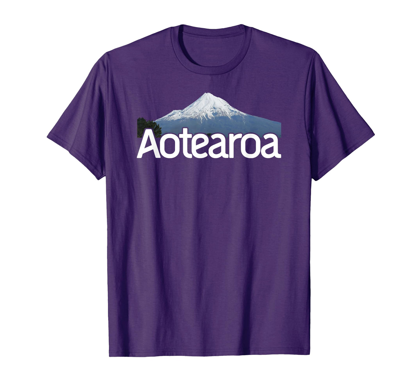 Aotearoa New Zealand Volcano Mt Taranaki Mountain Lanscape T-Shirt