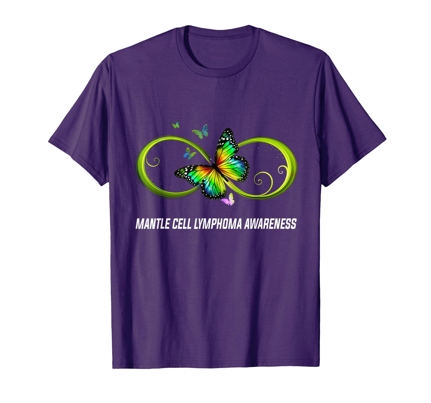 Infinity Butterfly Mantle Cell Lymphoma Awareness T-Shirt