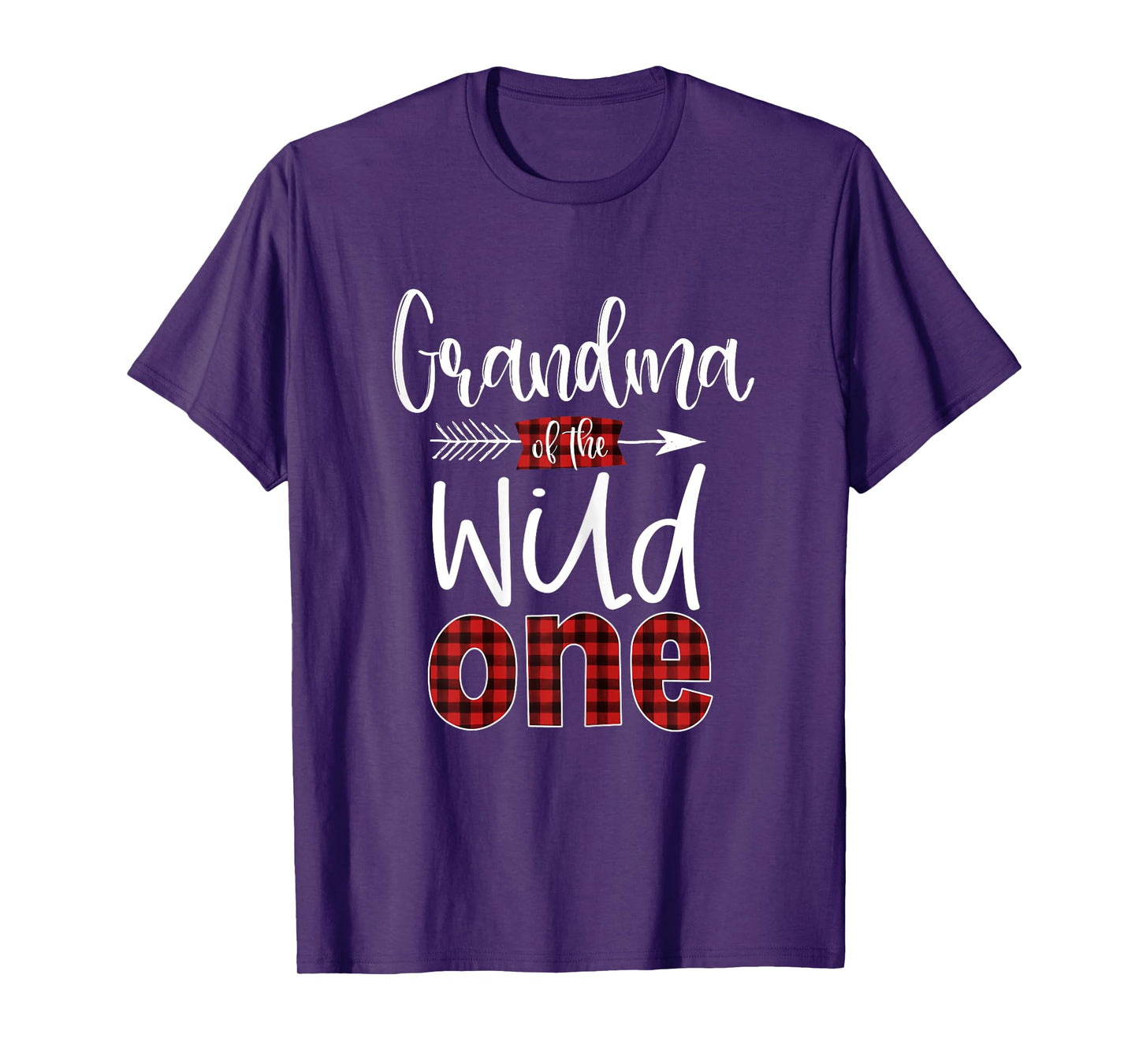 Grandma of the Wild One Shirt Plaid Lumberjack 1st Birthday T-Shirt