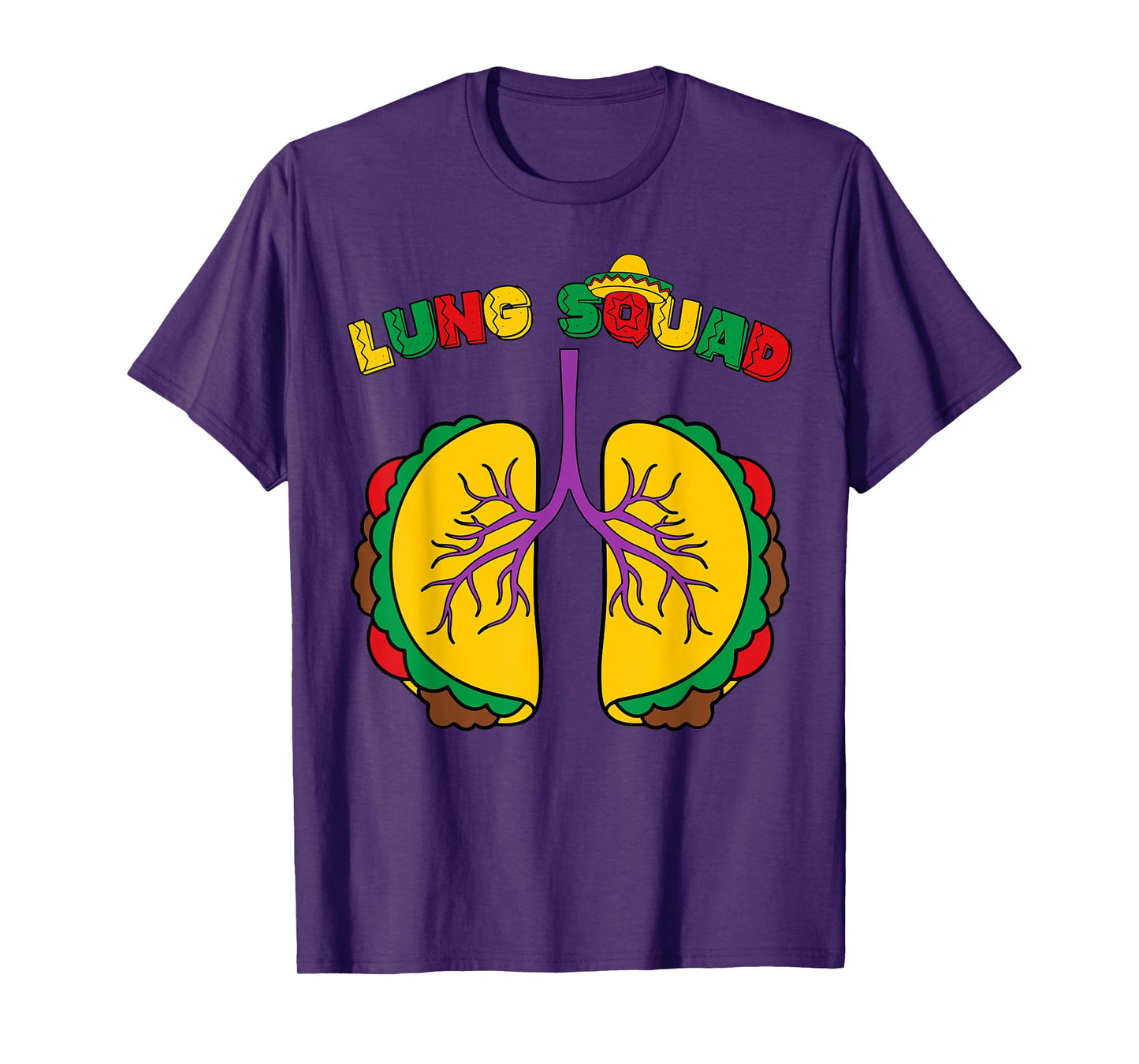 Taco Lung Squad RT Nurse Cinco De Mayo Respiratory Therapist T-Shirt