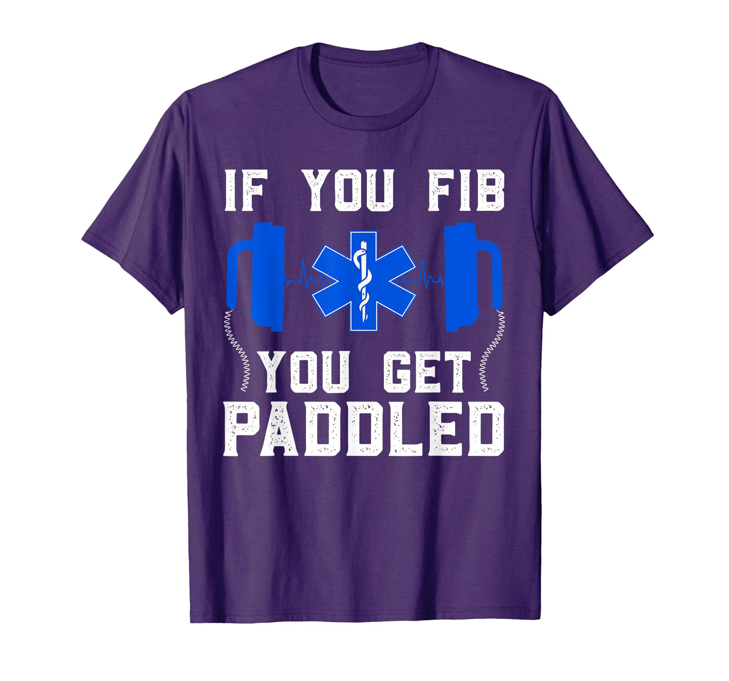 Funny Paramedic For Men Women FIB EMT ER ICU Nurse Medical T-Shirt