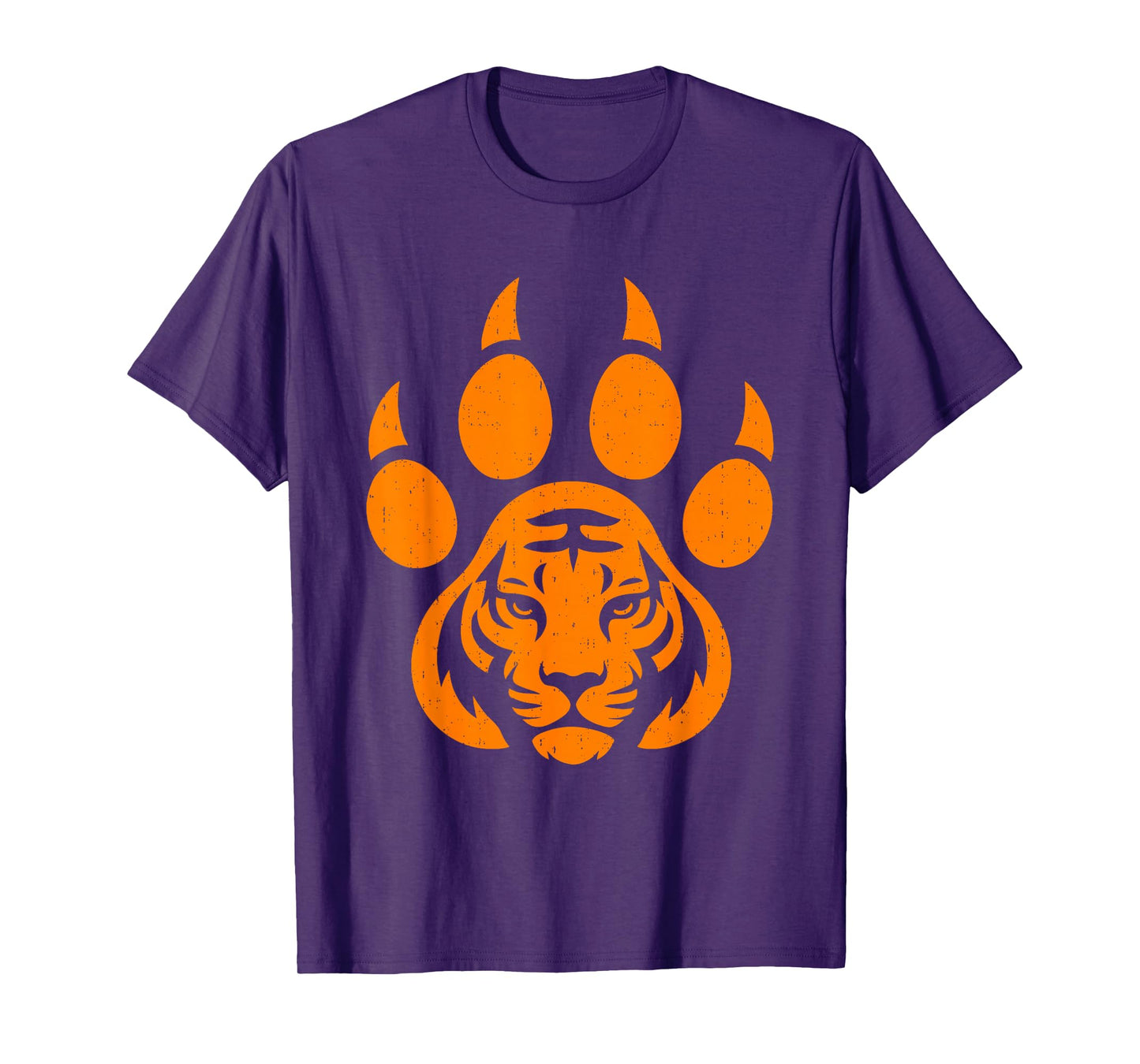 Cool Tiger Print Paw Wildlife Animal Jungle T-Shirt