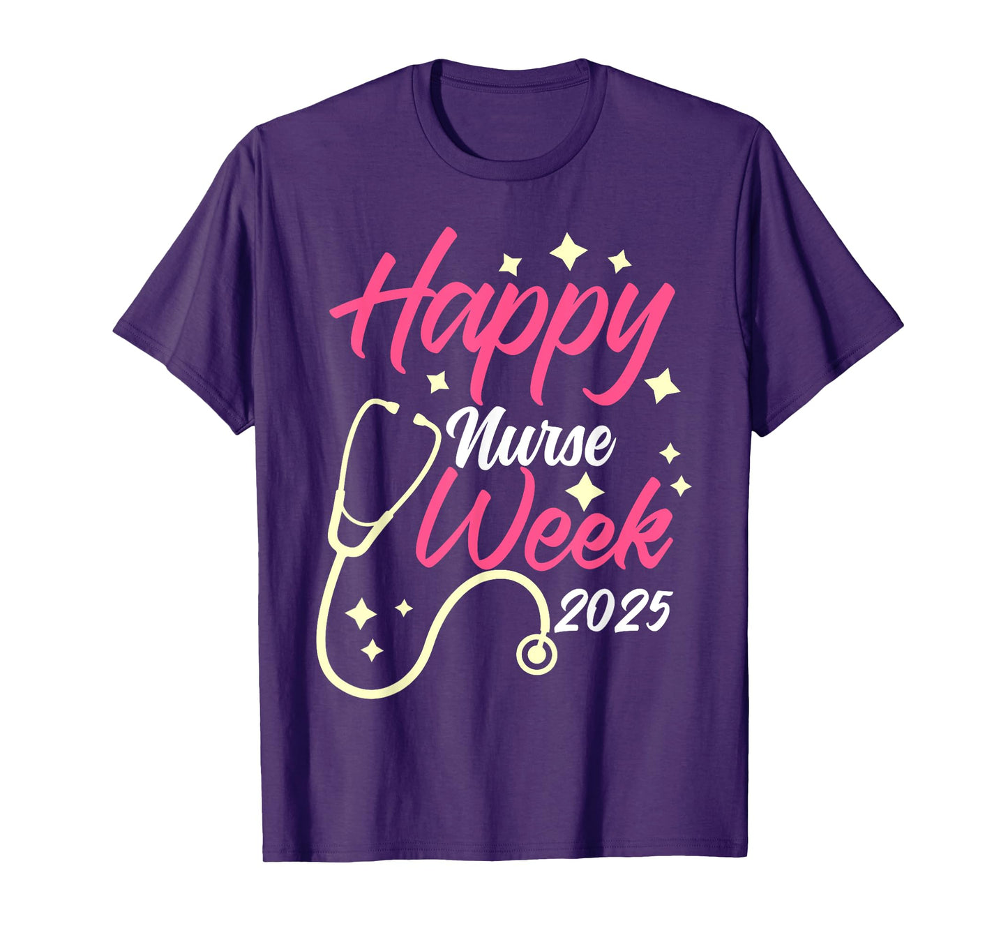 Retro Nurse Week Men Women Happy Nurse Week 2025 Girl Boy T-Shirt