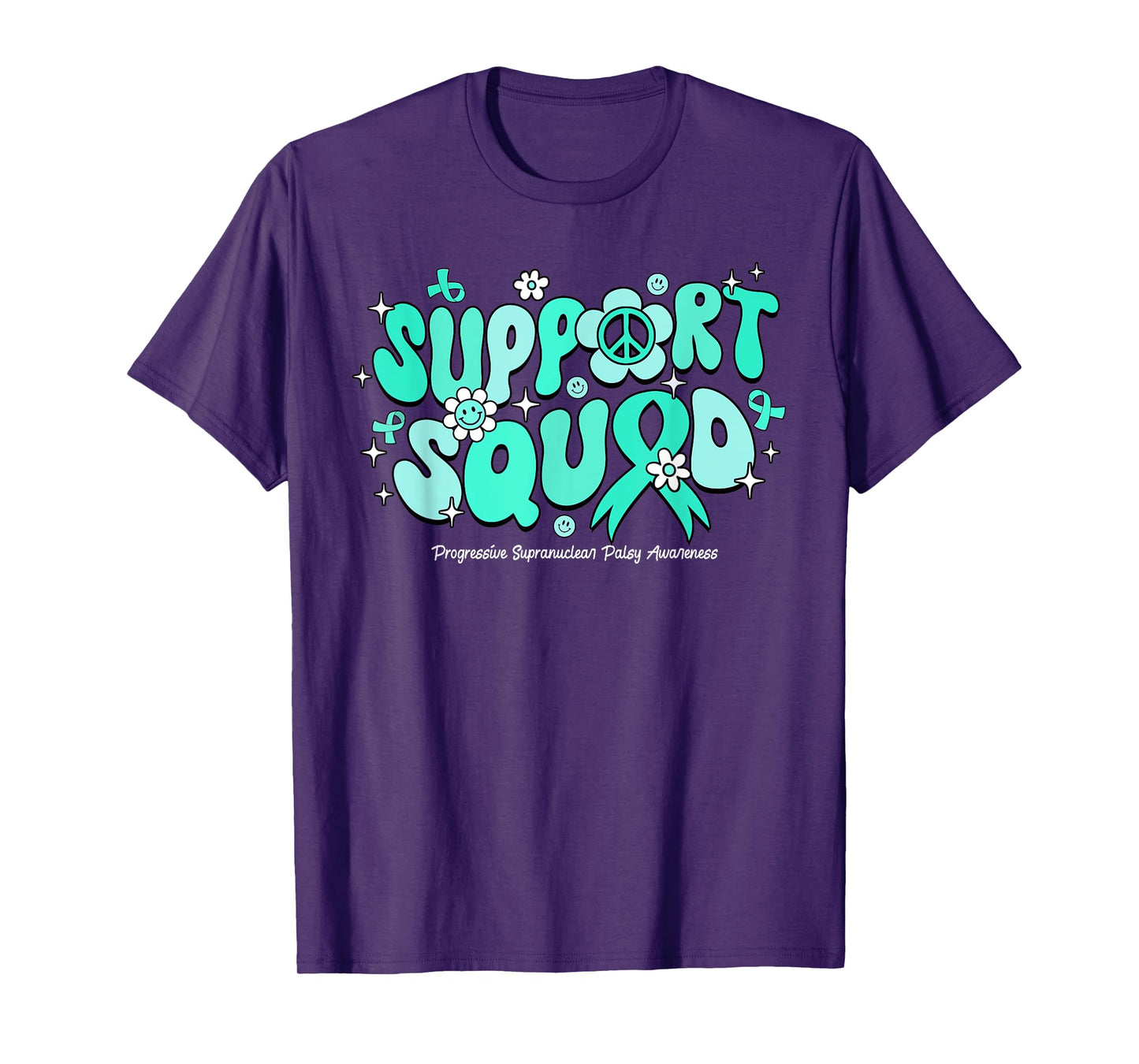 Groovy Support Squad Progressive Supranuclear Palsy T-Shirt