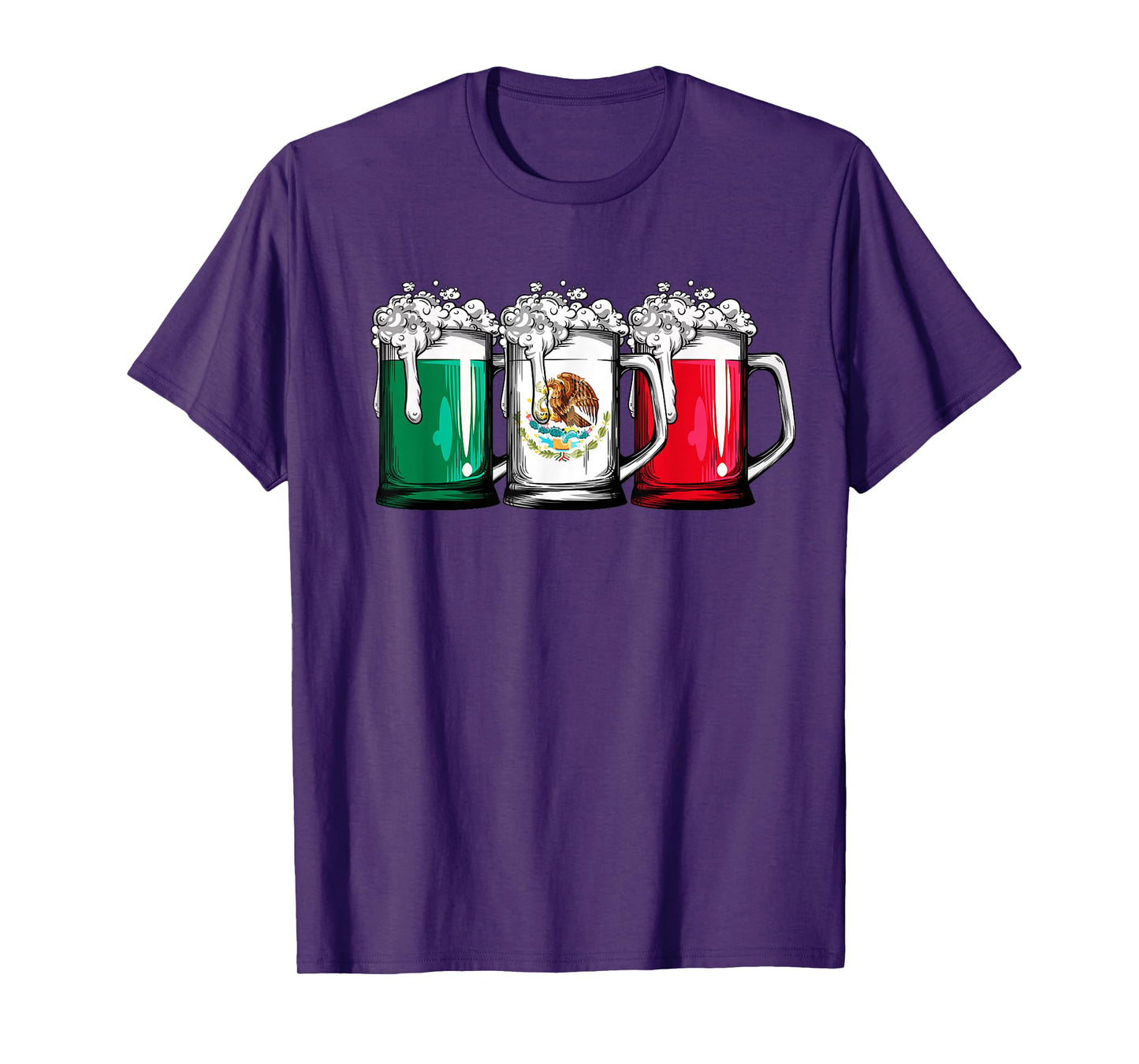 Beer Mexican Flag Mexico Cinco de Mayo Men Drinking Mug T-Shirt
