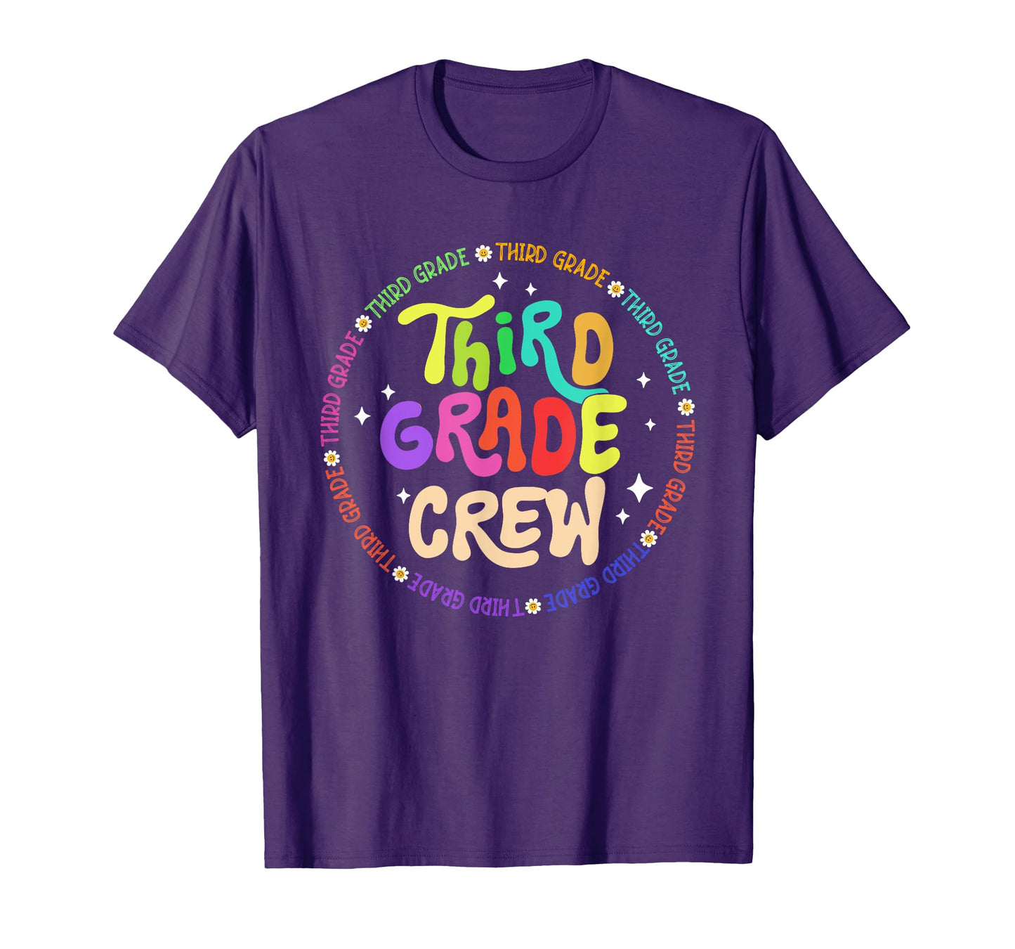 Third Grade Crew Back To School 3rd Grade Team Funny T-Shirt