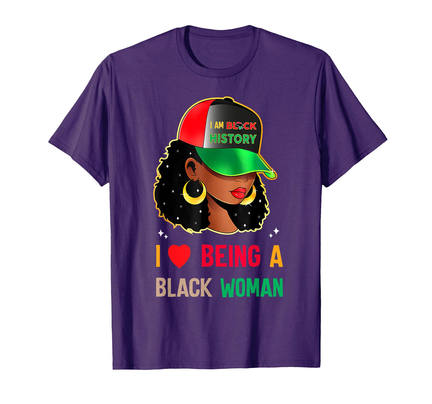 I Love Being A Black Woman Black History Month T-Shirt