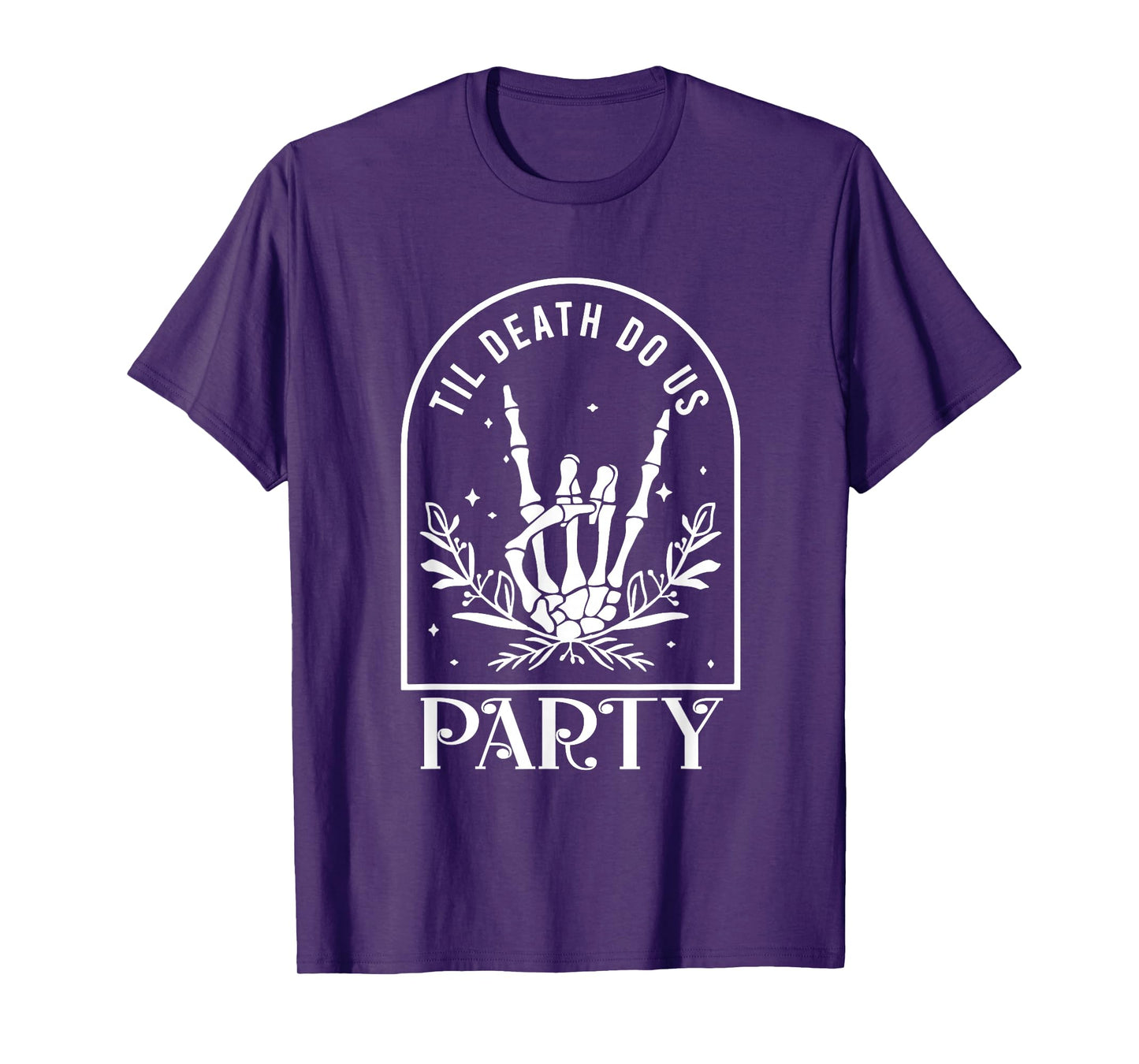 Til Death Do Us Party Halloween Bachelorette Matching T-Shirt
