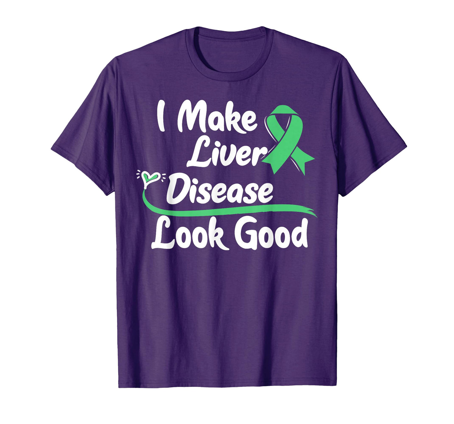 Liver Disease Awareness Ribbon - Cirrhosis Survivor T-Shirt