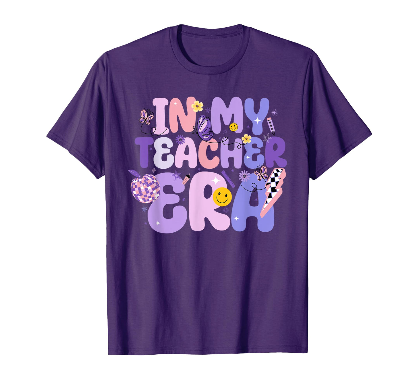 In My Teacher Era First Day Of School Back To School Retro T-Shirt for Men Women