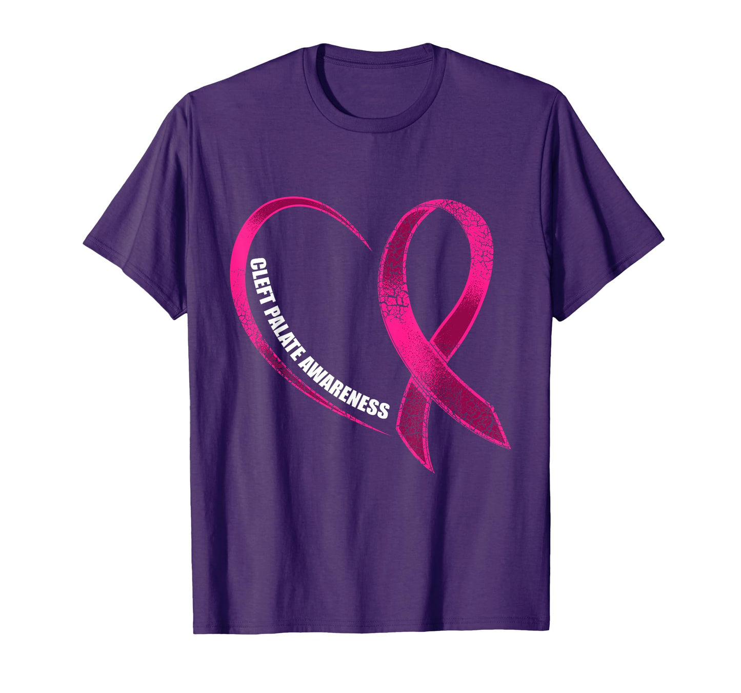 Cleft Palate Lip Heart Cleft Strong Awareness T-Shirt