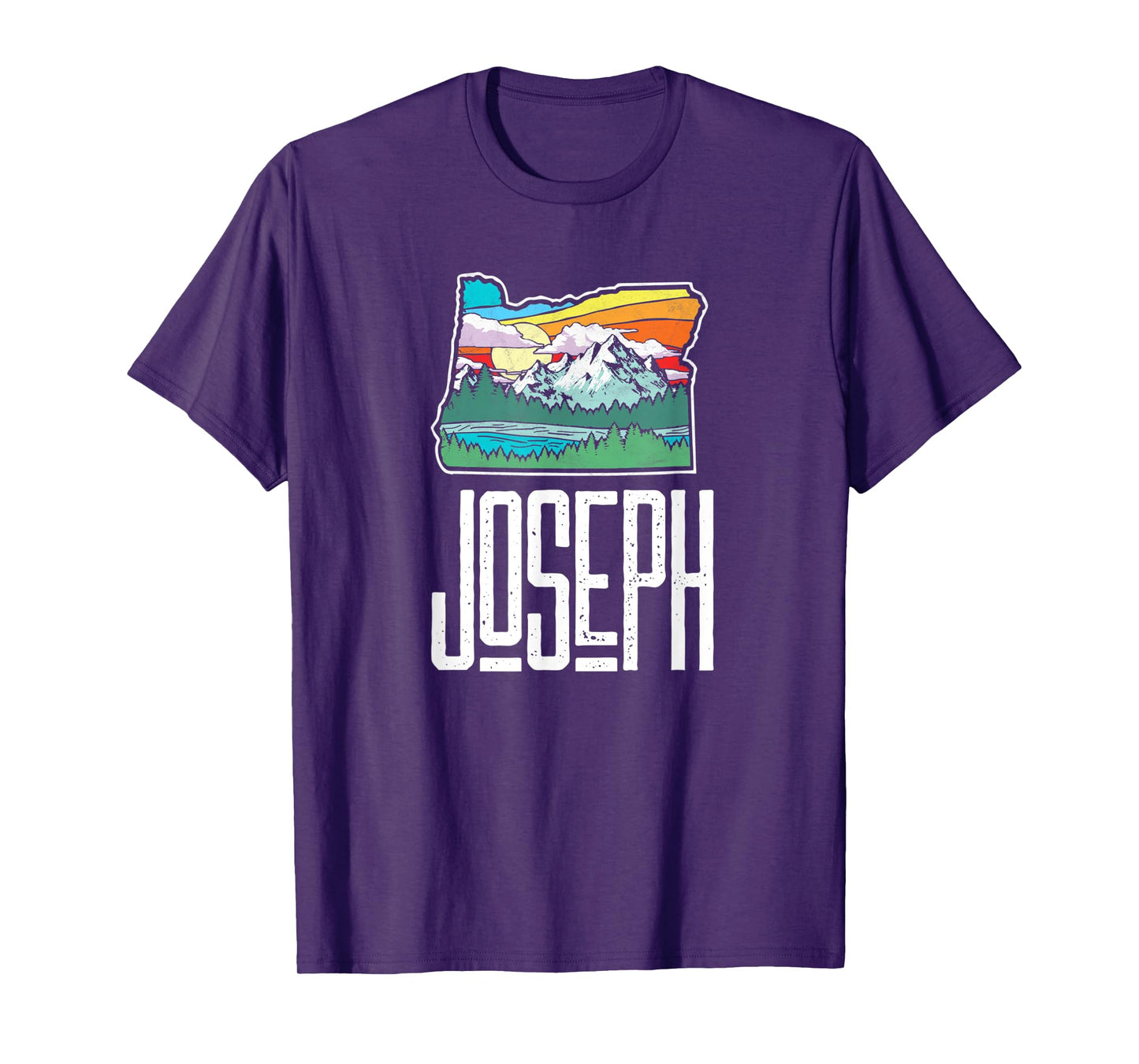 Joseph Vintage Oregon Nature & Outdoors Retro Graphic T-Shirt