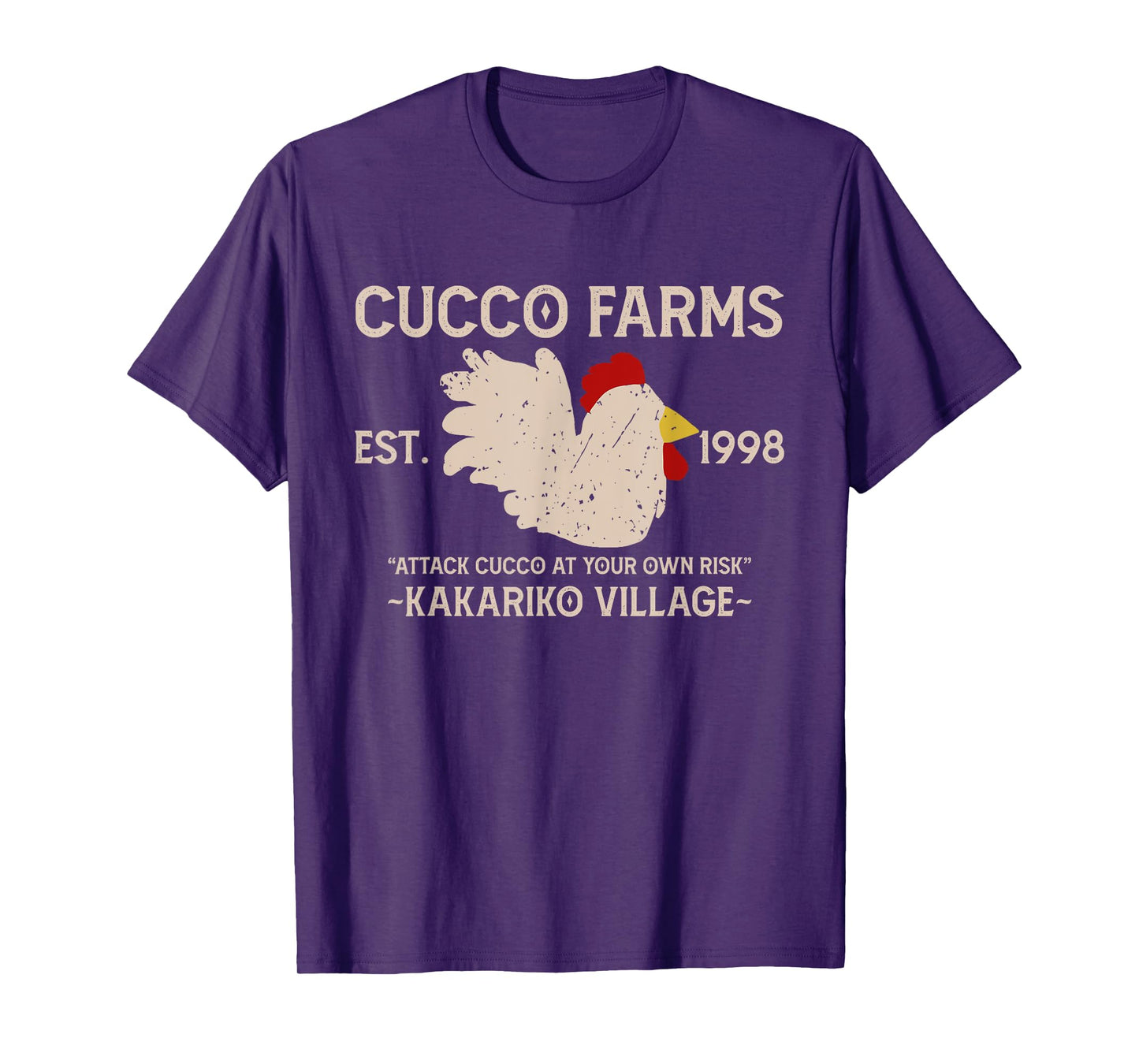 Cucco Farms Attack Cucco At Your Own Risk T-Shirt