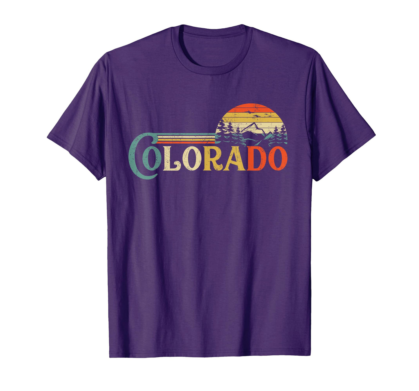 Colorado Rocky Mountain Sun Boulder Hiking T-Shirt Gifts T-Shirt