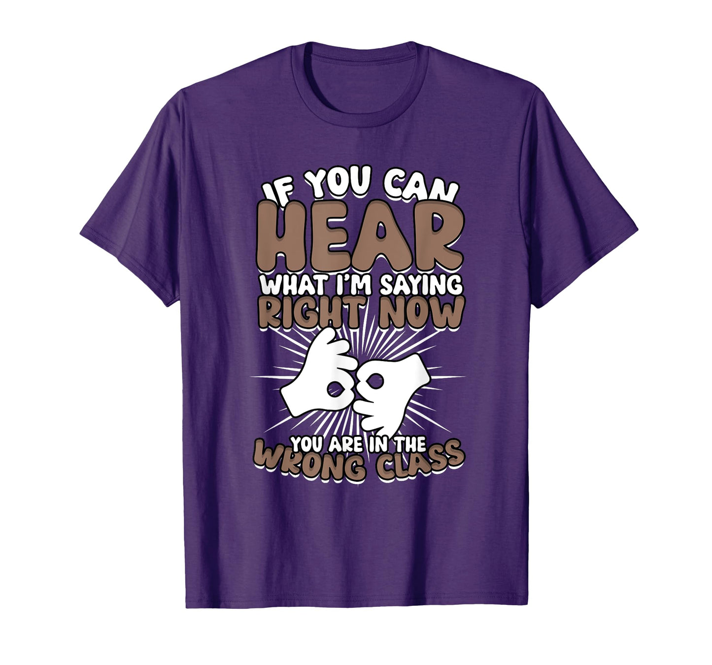 ASL Interpreter Sign Language T-Shirt