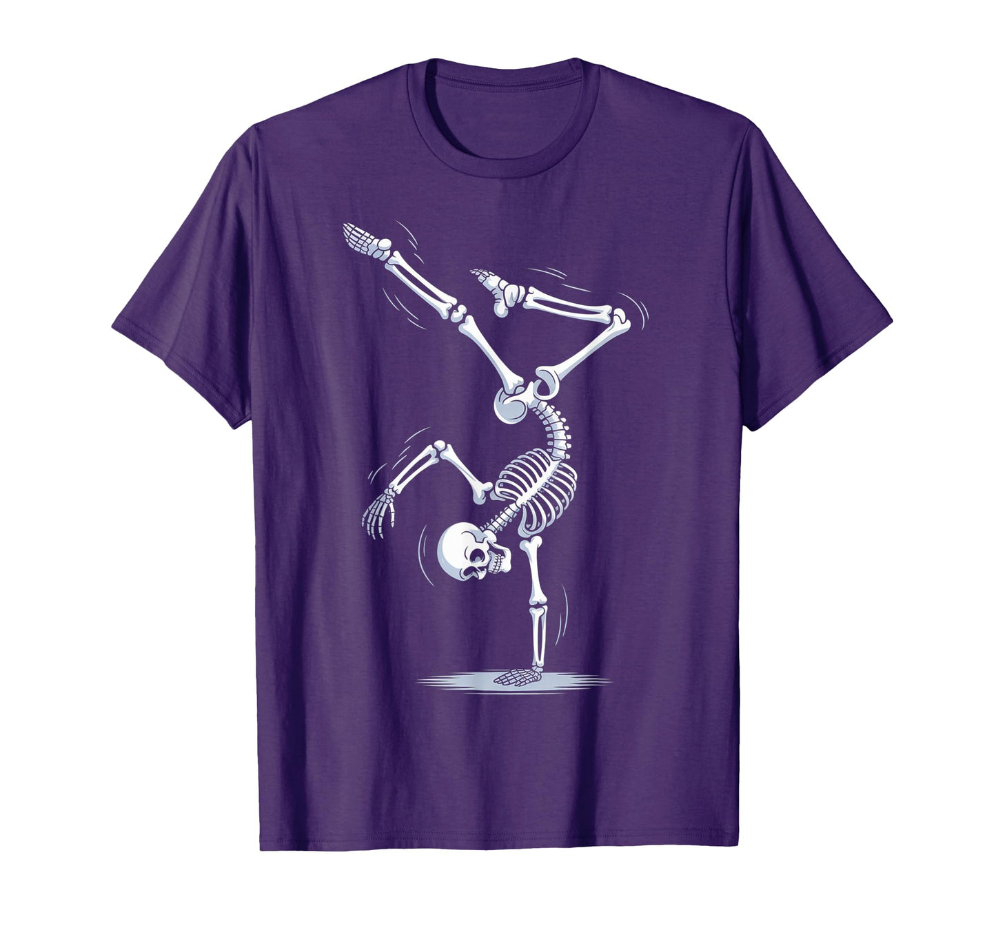 Breakdancing Skeleton Halloween Street Dance Gifts T-Shirt